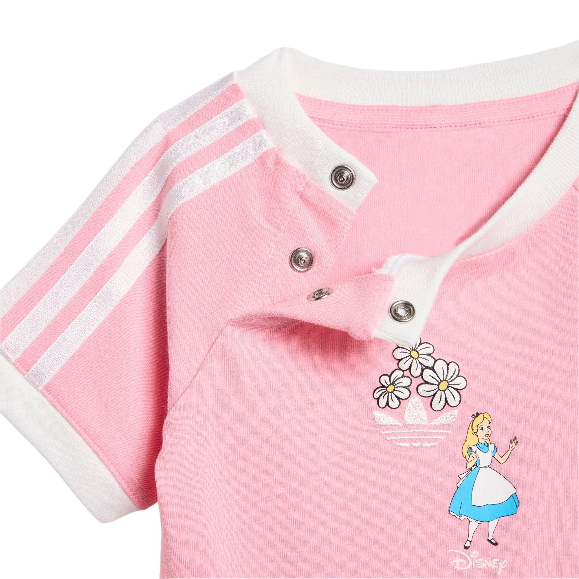 adidas Originals Infant Girls' Light Pink Bodysuit and Headband Gift Set