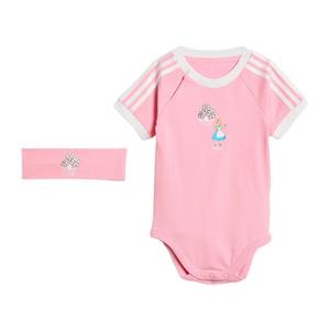 adidas Originals Infant Girls' Bodysuit and Headband Gift Set - Light Pink