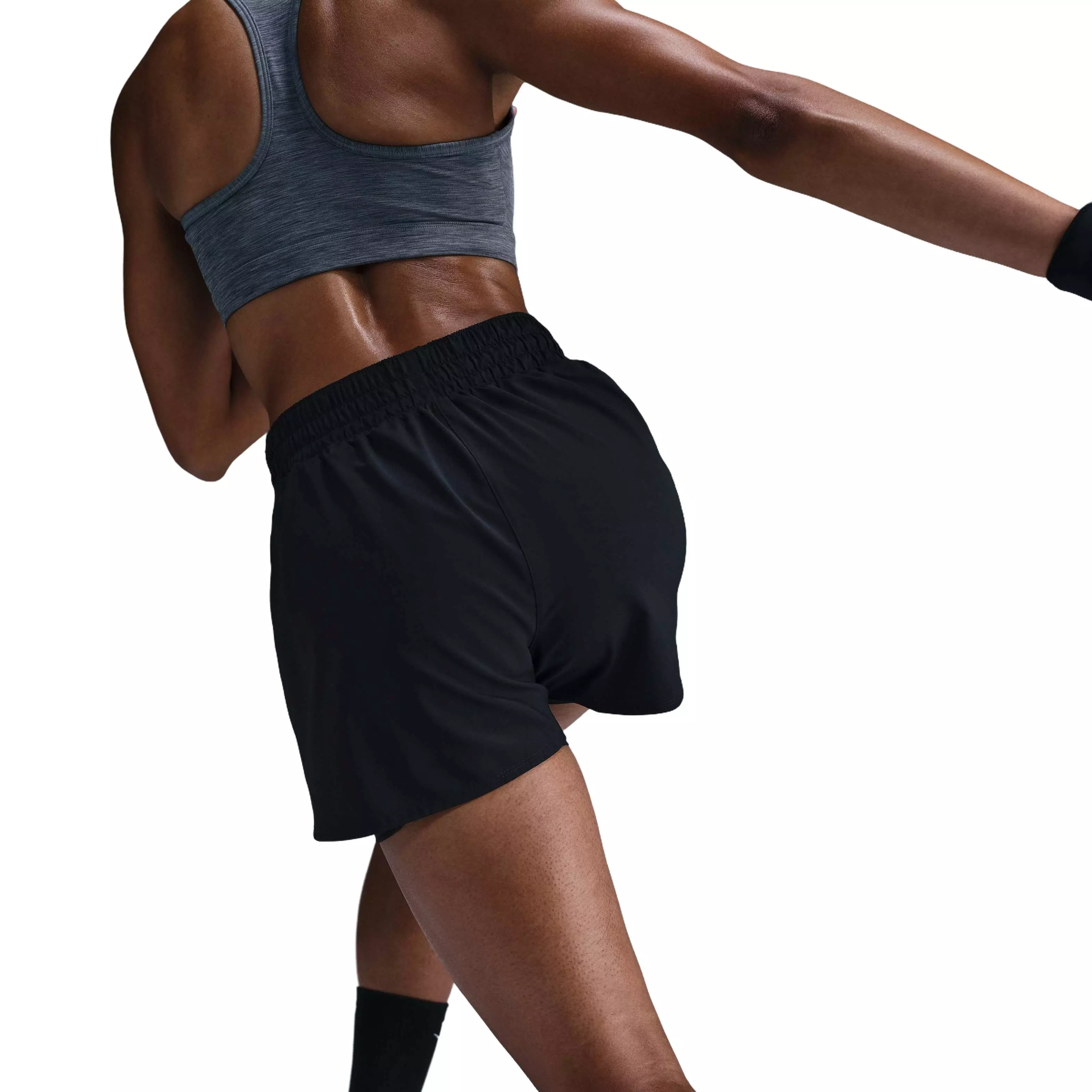 Nike Women's One Dri-FIT 2-in-1 Shorts - Black - BLACK