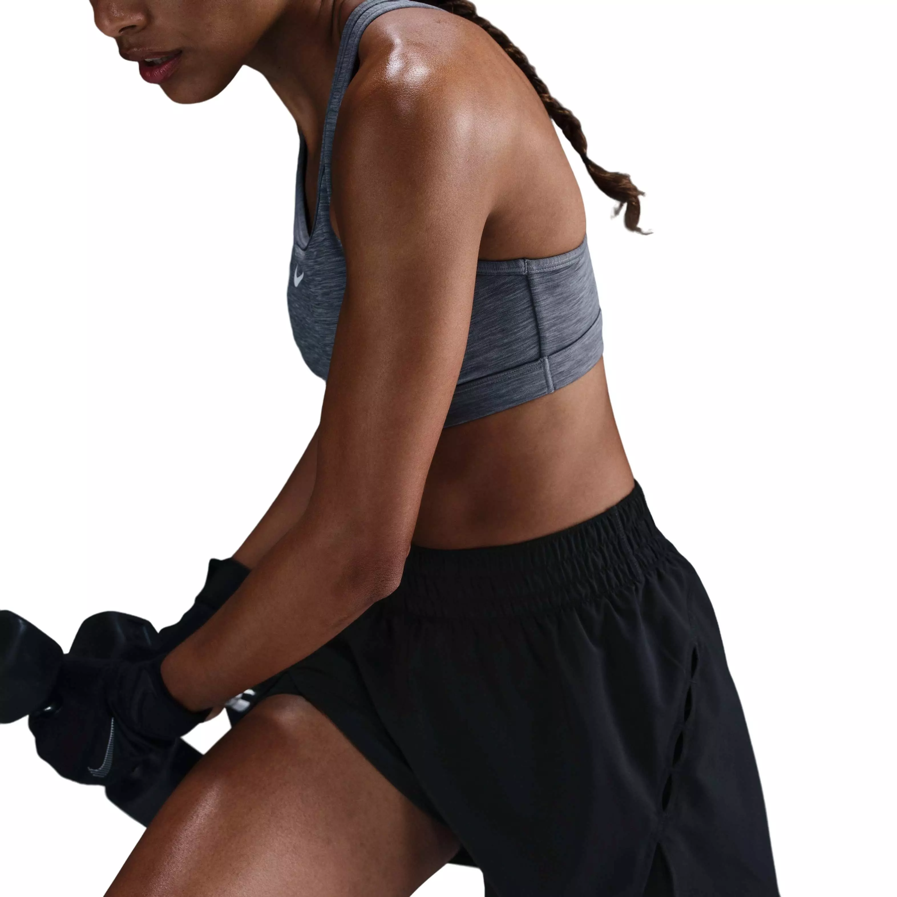 Nike Women's One Dri-FIT 2-in-1 Shorts - Black - BLACK