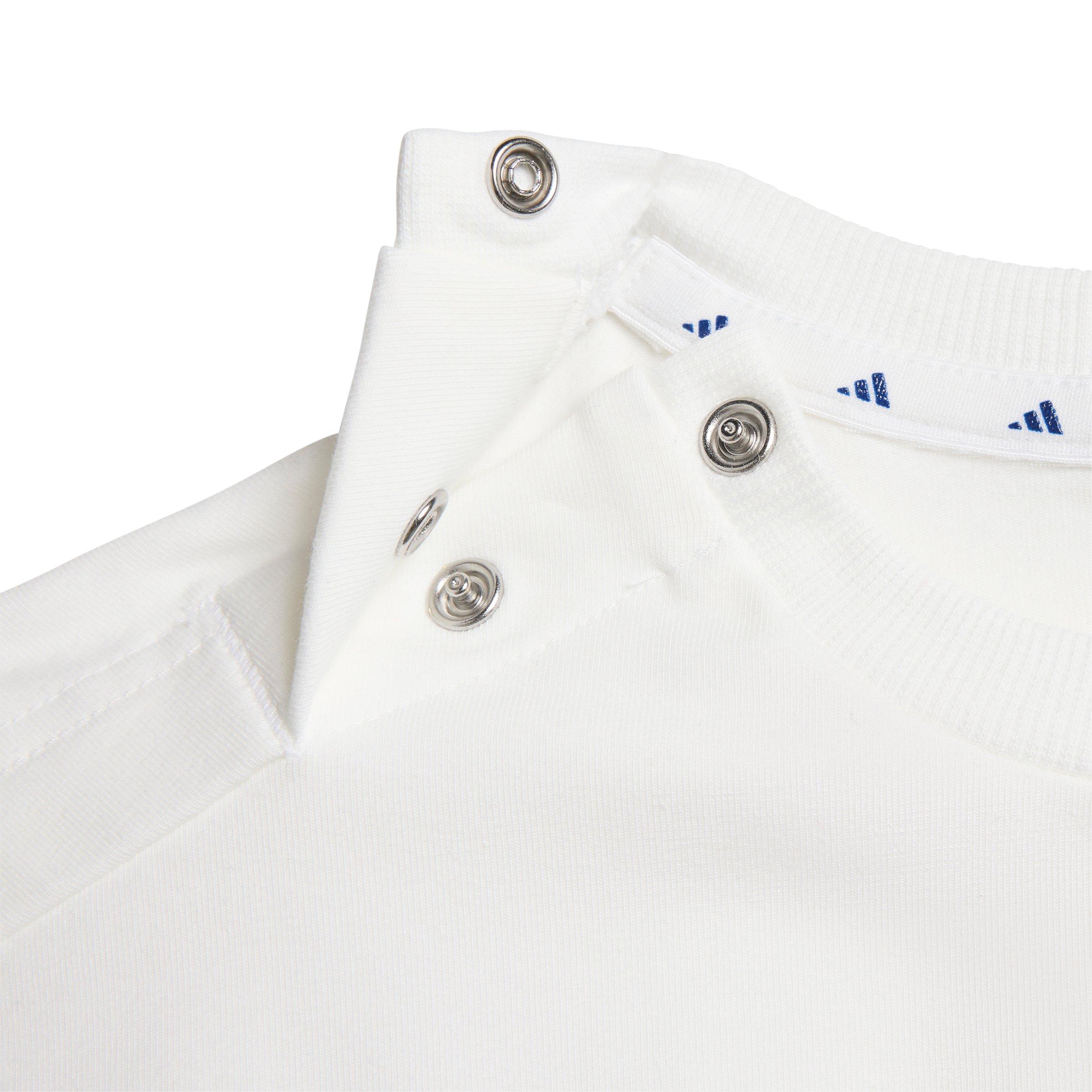 adidas Infant Girls' Frozen T-Shirt and Short Set - White/Purple - WHITE/PURPLE Thumbnail View 2