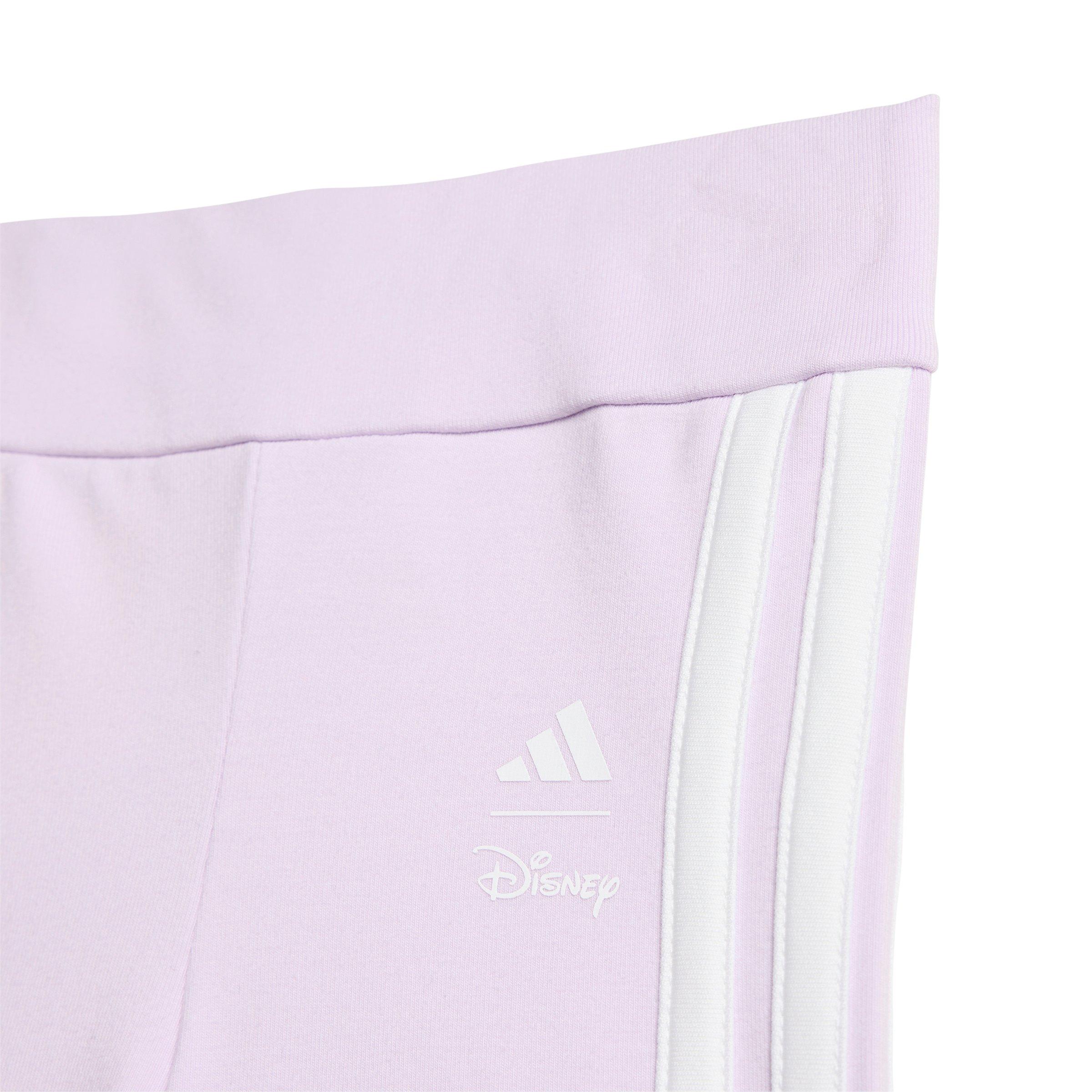 adidas Infant Girls' Frozen T-Shirt and Short Set - White/Purple - WHITE/PURPLE Thumbnail View 4