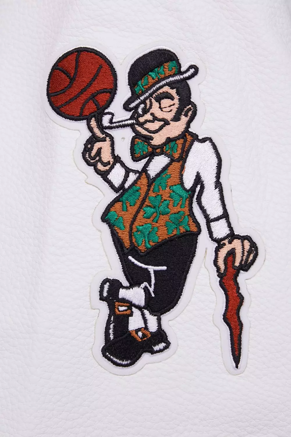 Pro Standard Women's Boston Celtics Retro Classic Varsity Jacket - Green/White - GREEN/WHITE