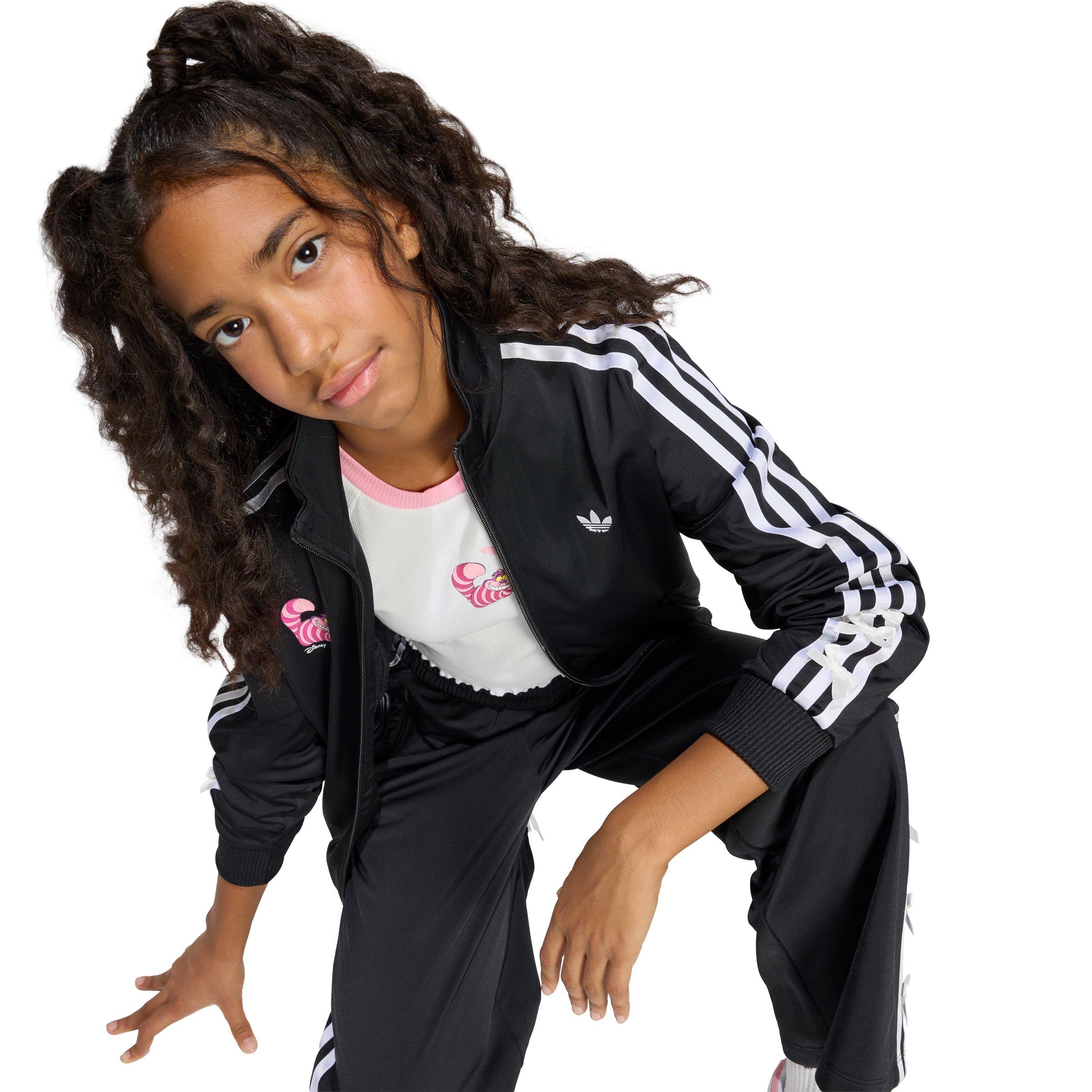 adidas Originals Big Kids' Firebird Disney Track Top - Black - BLACK Thumbnail View 3