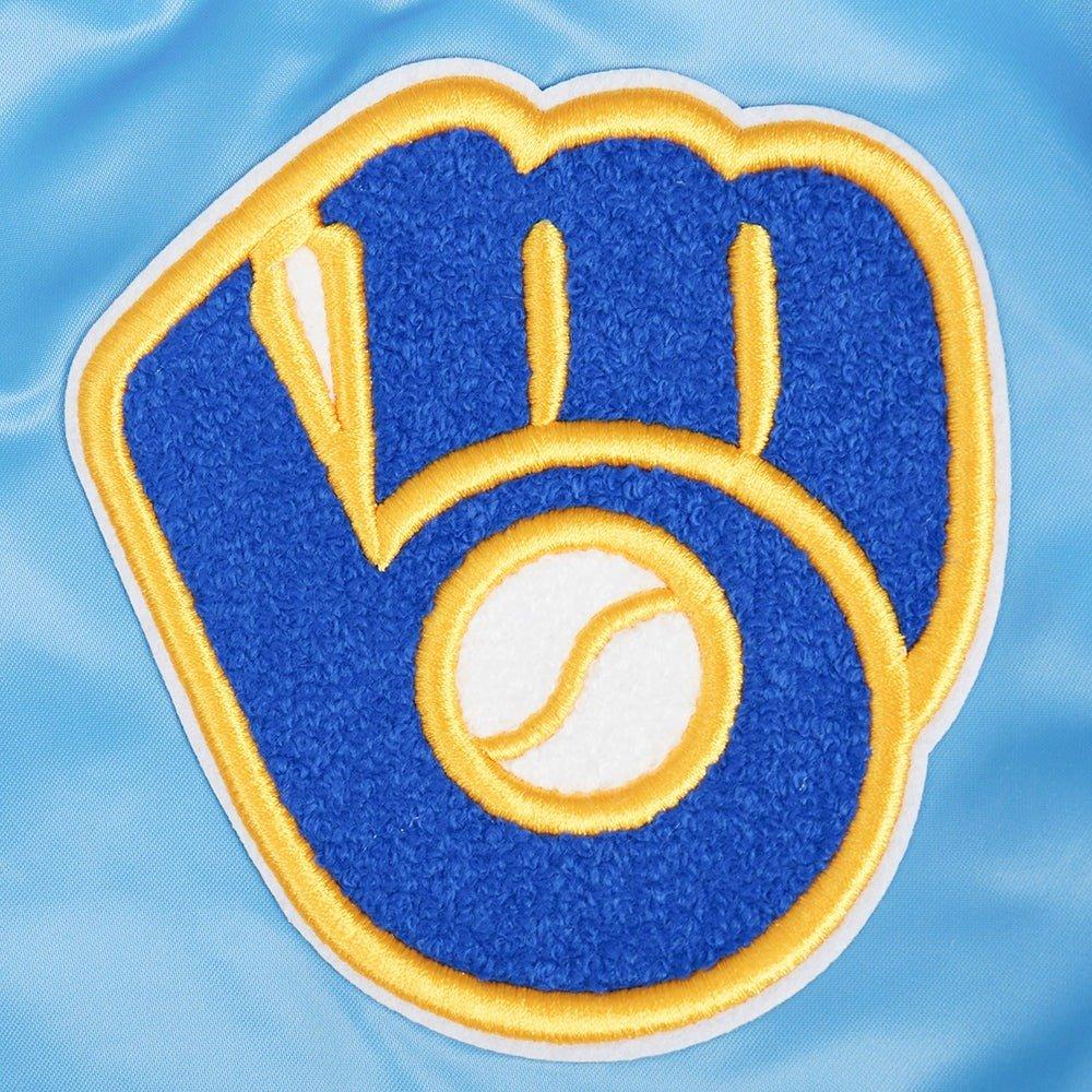 Pro Standard Women's Memphis Grizzlies Retro Classic Varsity Jacket - Blue - BLUE Thumbnail View 6