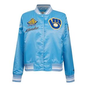 Pro Standard Women's Memphis Grizzlies Retro Classic Varsity Jacket - Blue