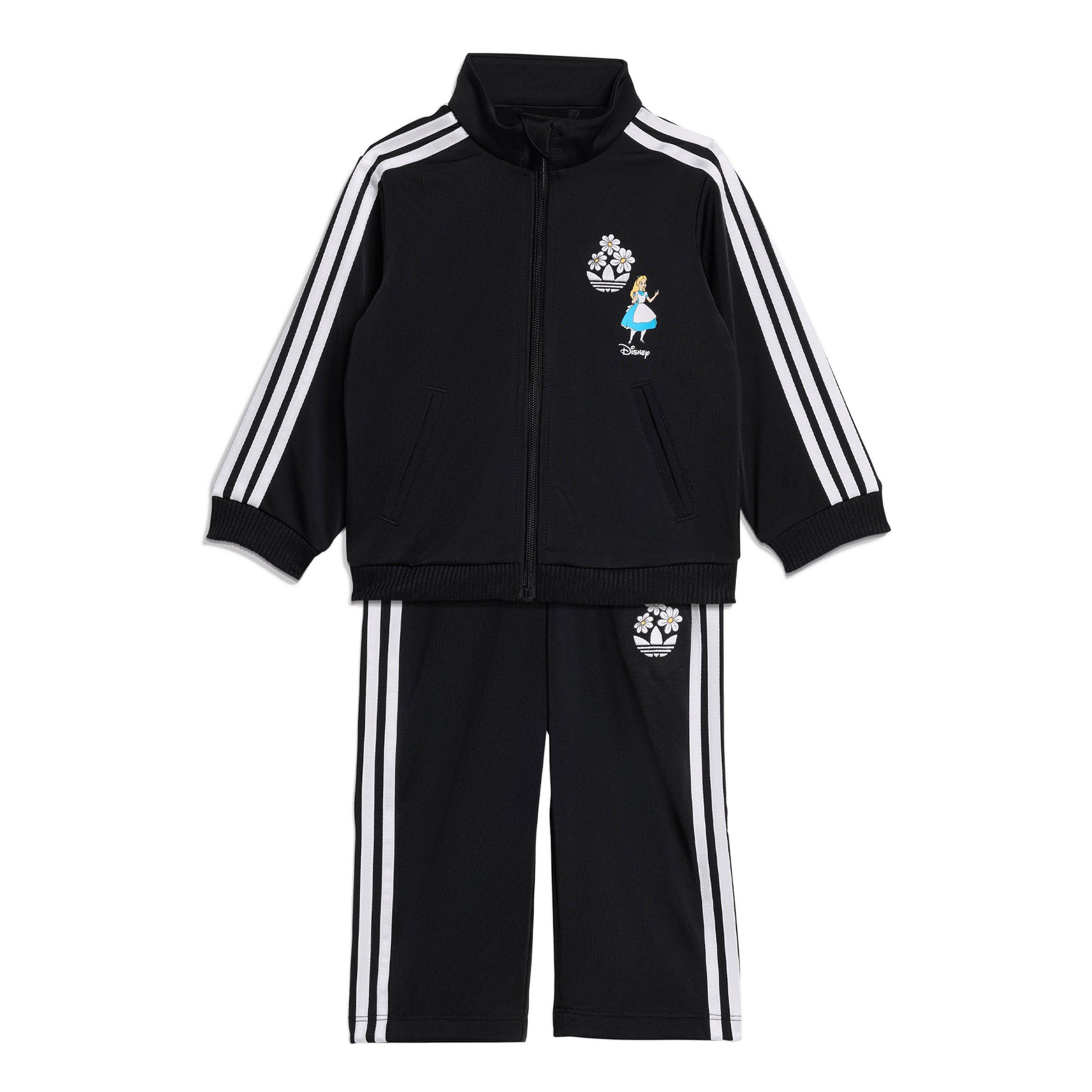 adidas Originals Infant Kids' Disney Firebird Tracksuit - Black - BLACK Thumbnail View 1