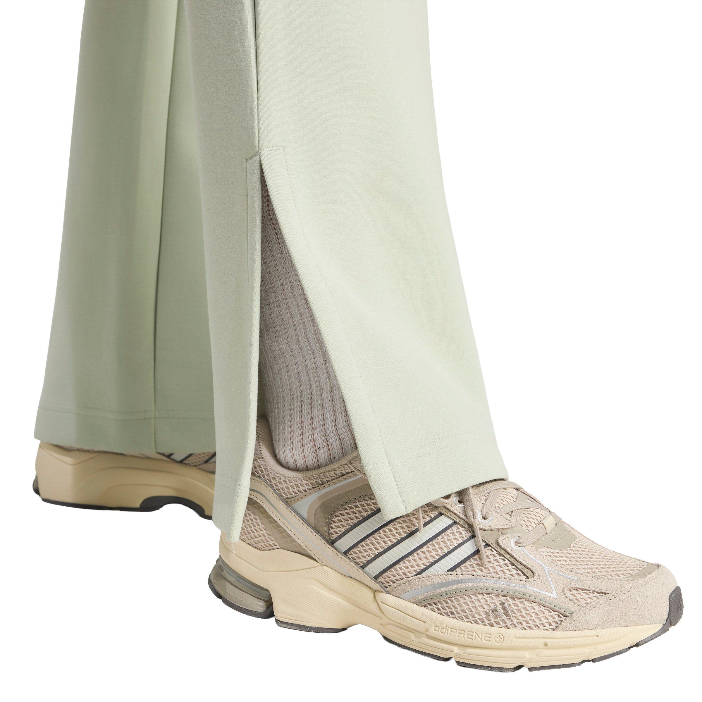 adidas Women's Soft Lux Flared Pants - Lt Green - LT GREEN