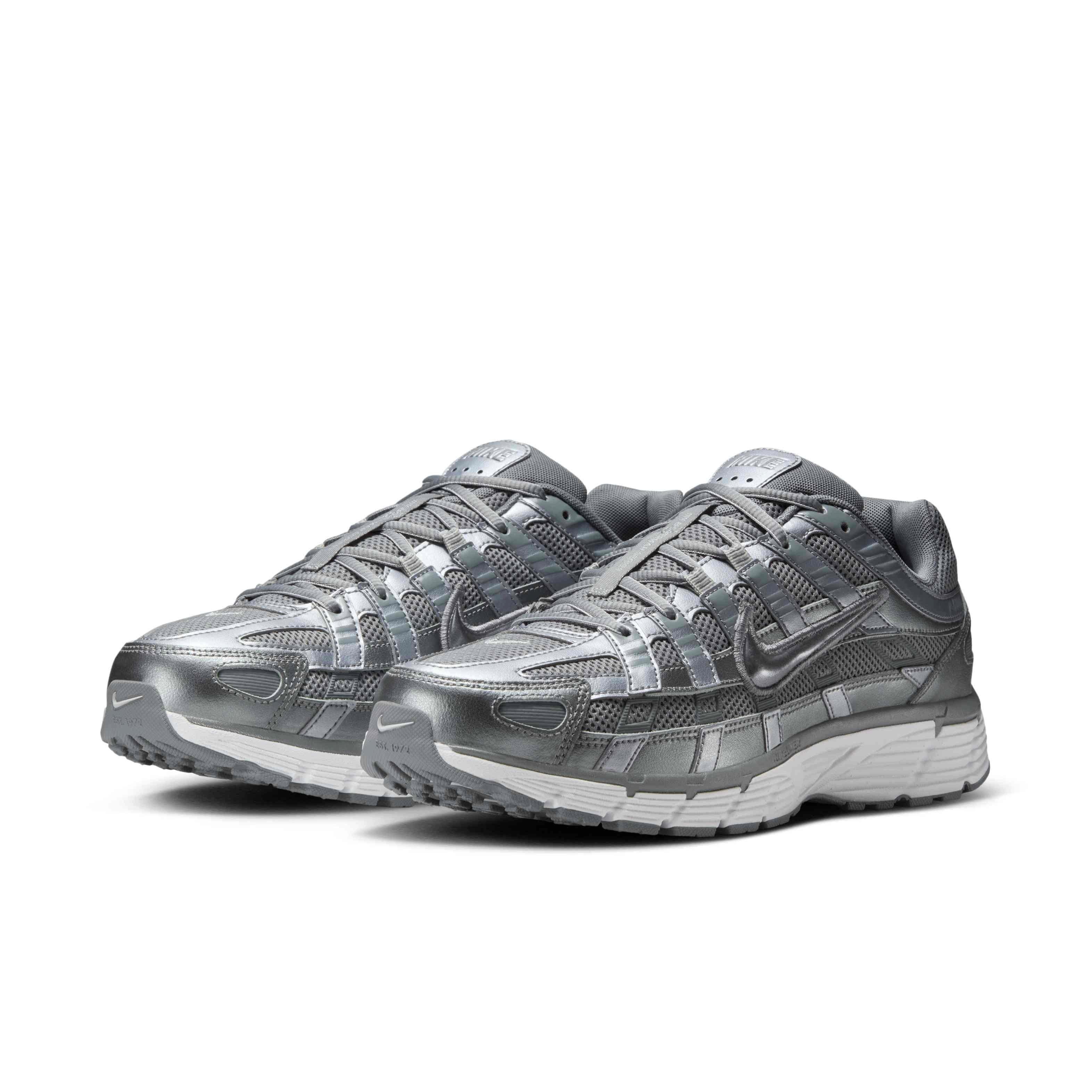 Nike P-6000 "Metallic Cool Grey/White/Wolf Grey/Cool Grey" Men's Shoe - GREY/WHITE Thumbnail View 3