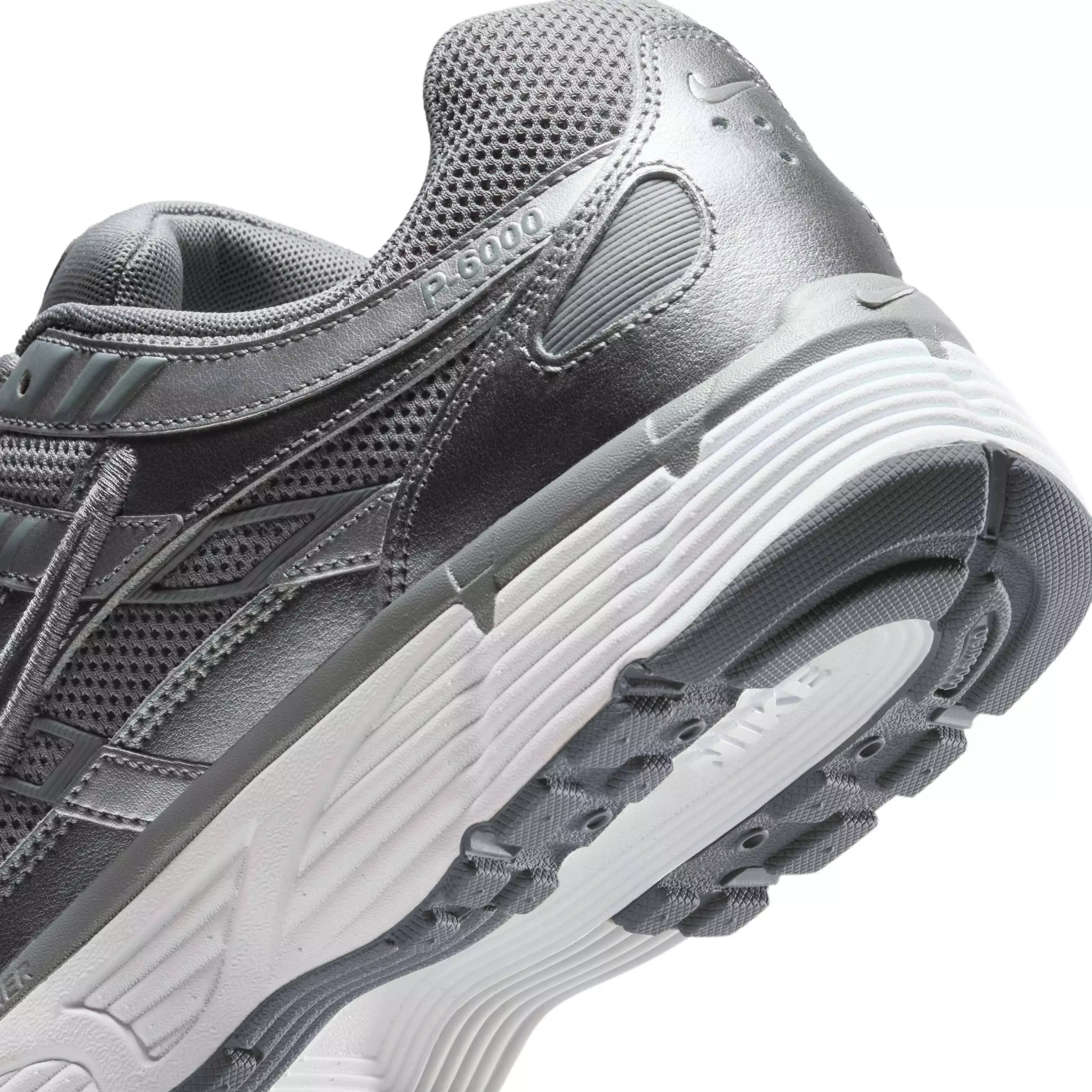 Nike P-6000 "Metallic Cool Grey/White/Wolf Grey/Cool Grey" Men's Shoe - GREY/WHITE