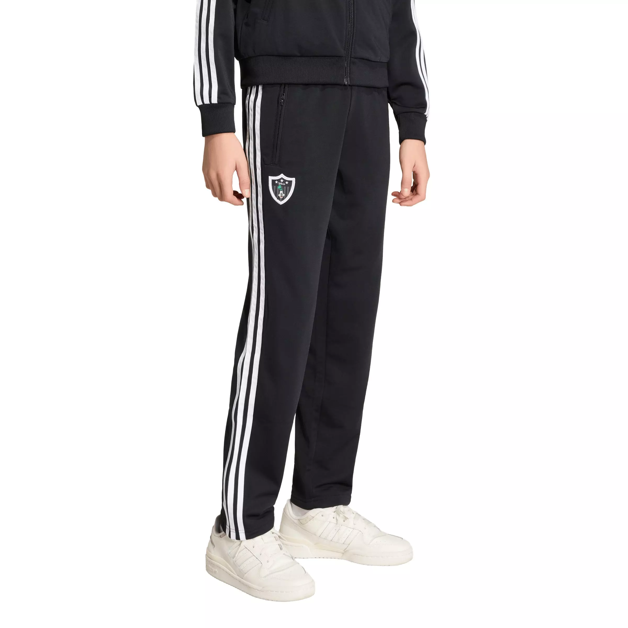 adidas Originals Big Kids' Firebird Disney Tracksuit Bottoms - Black - BLACK