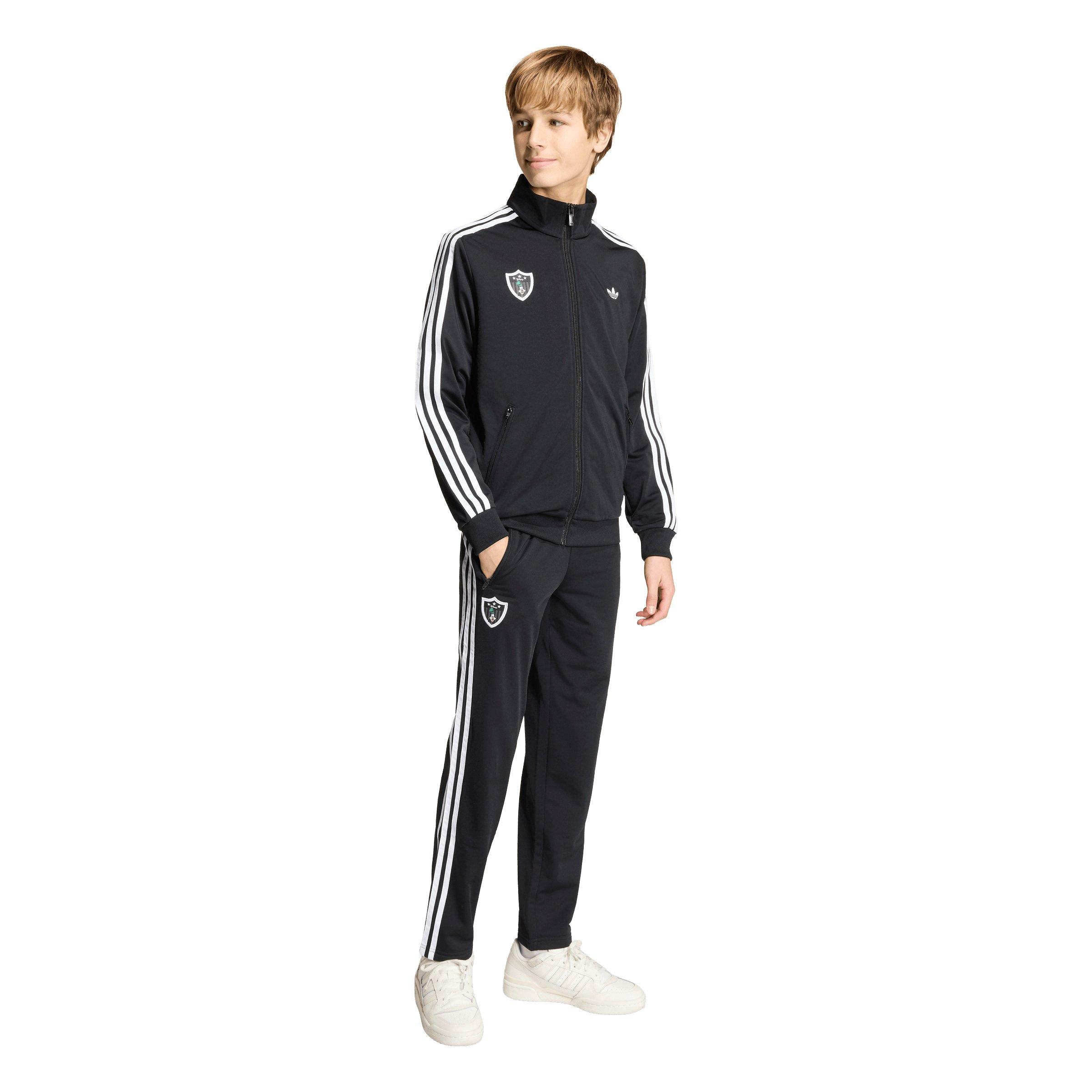 adidas Originals Big Kids' Firebird Disney Tracksuit Bottoms - Black - BLACK Thumbnail View 5