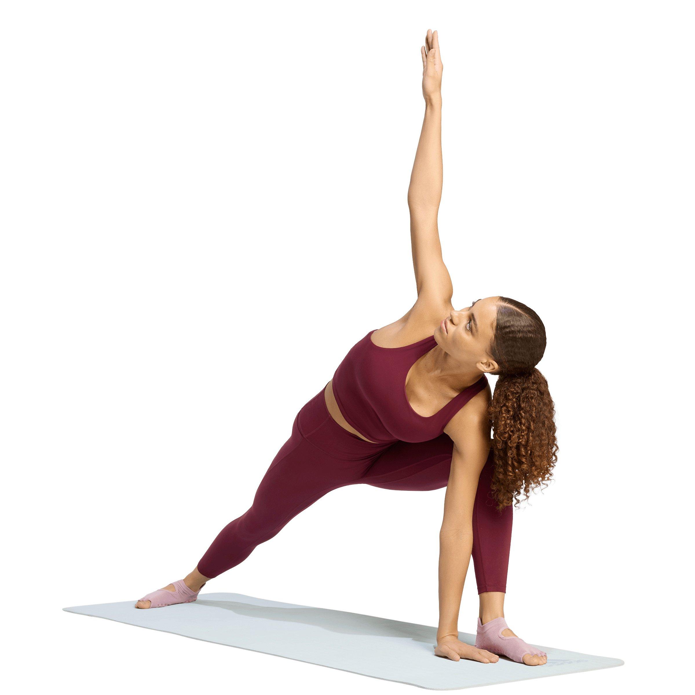 adidas Women's All Me Medium Support Bra Tank - Maroon - MAROON