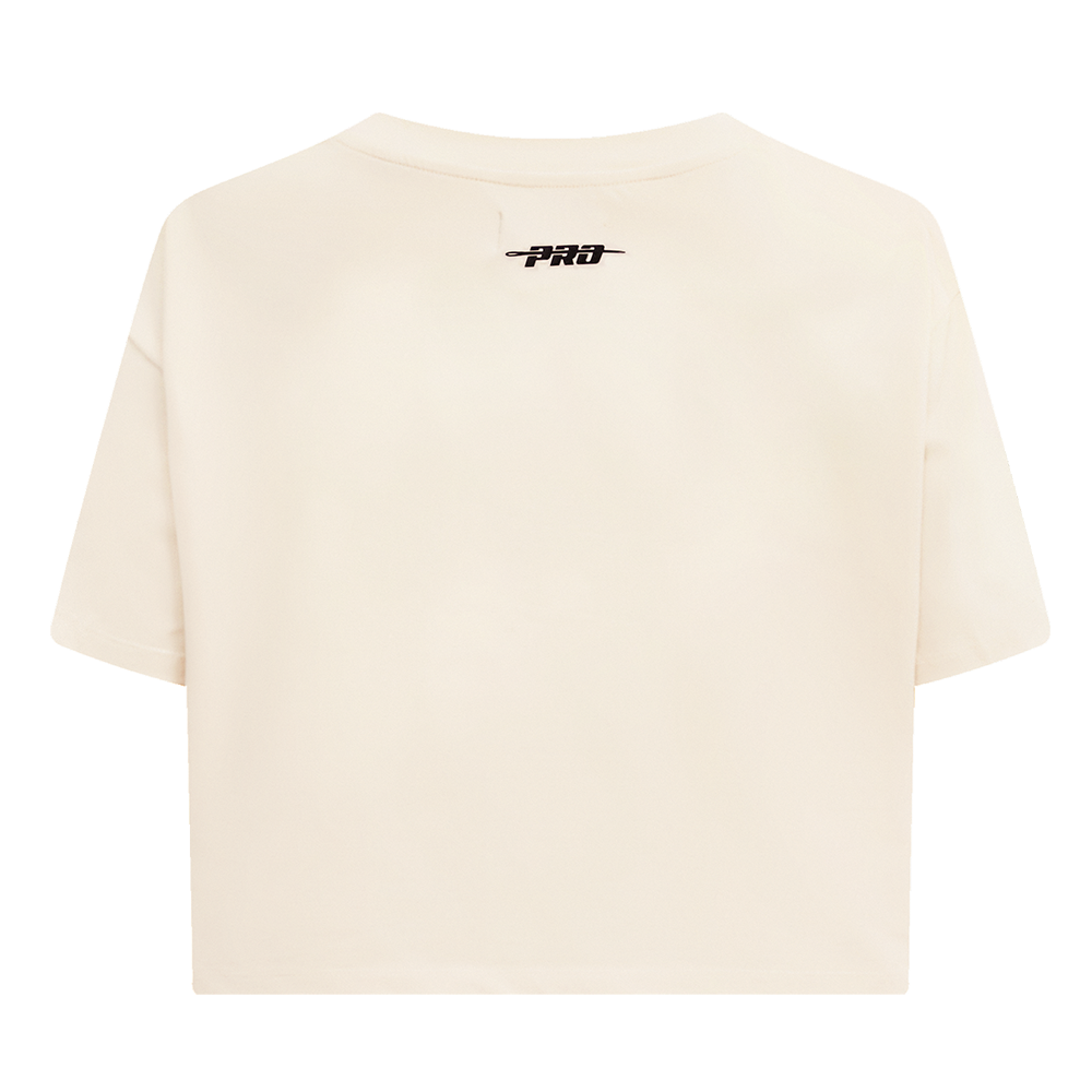 Pro Standard Women's Atlanta Hawks Retro Classic Boxy Tee - Eggshell - EGGSHELL Thumbnail View 2