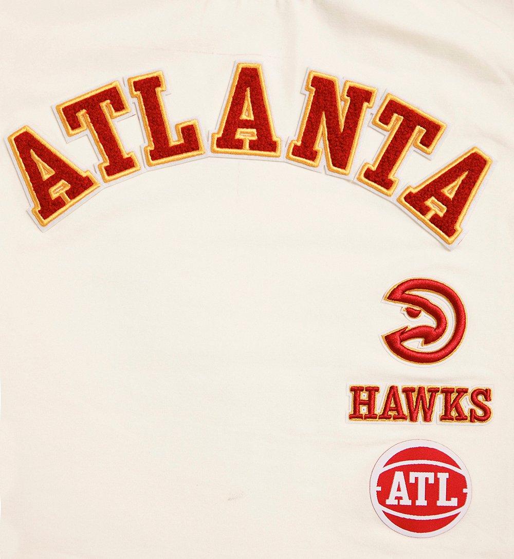 Pro Standard Women's Atlanta Hawks Retro Classic Boxy Tee - Eggshell - EGGSHELL Thumbnail View 5