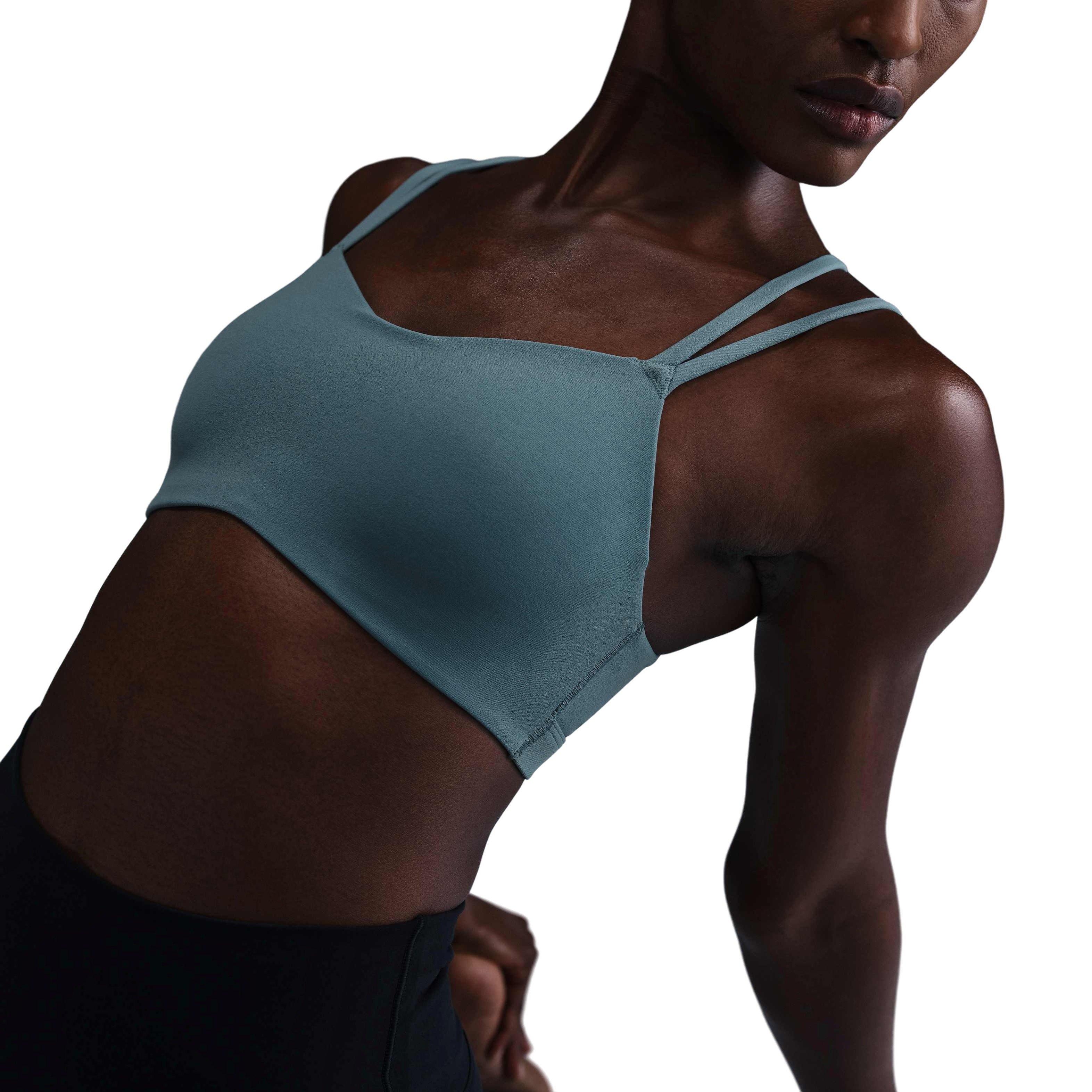Nike Women's Dri-FIT Alate trace Light-Support Padded Sports Bra -Teal - TEAL Thumbnail View 1