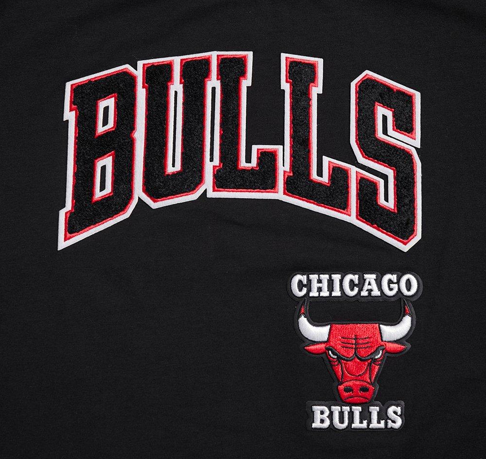 Pro Standard Women's Chicago Bulls Retro Classic Boxy Tee - Black - BLACK Thumbnail View 5