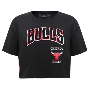 Pro Standard Women's Chicago Bulls Retro Classic Boxy Tee - Black