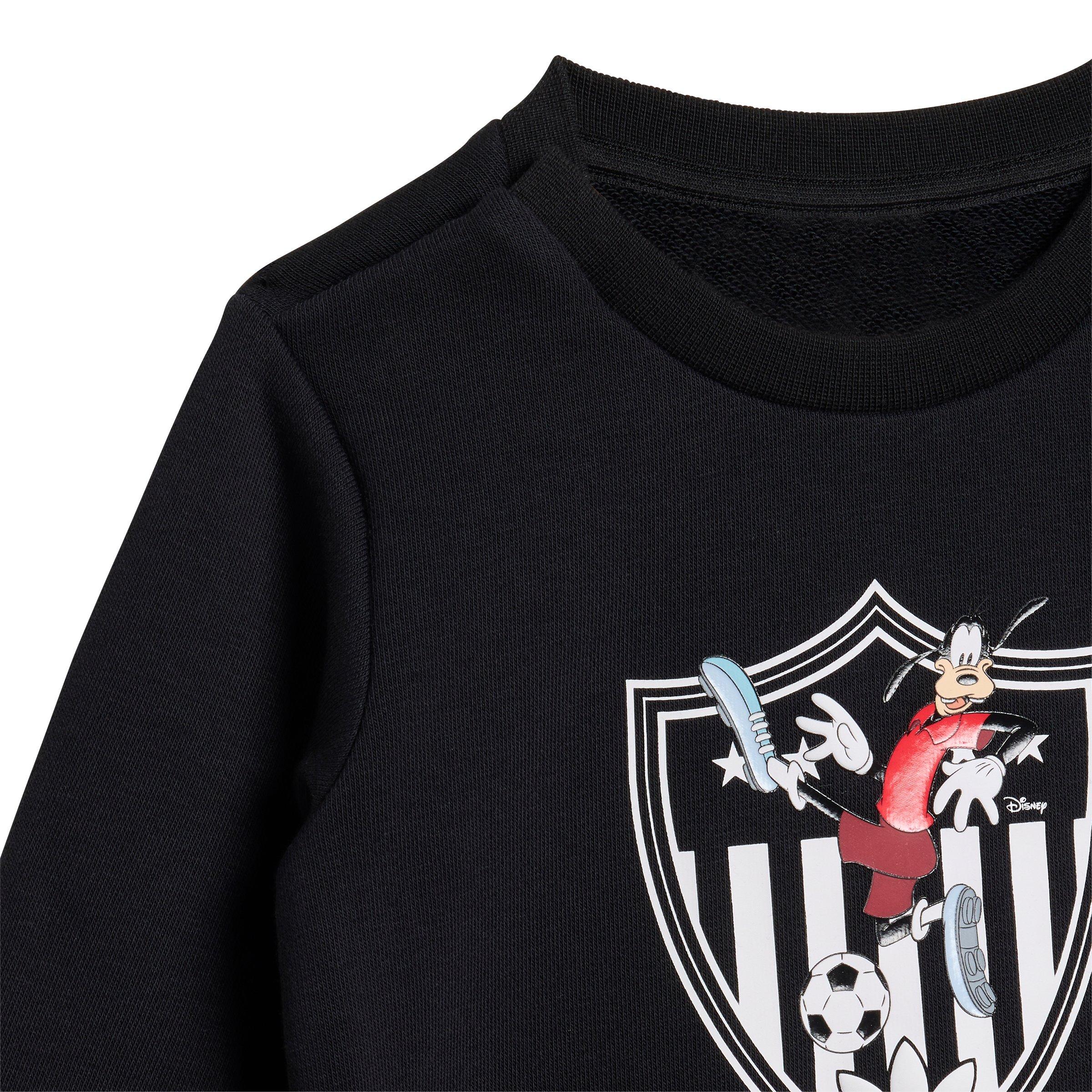 adidas Originals Disney Infant Kids' Black Crewneck and Pants Set