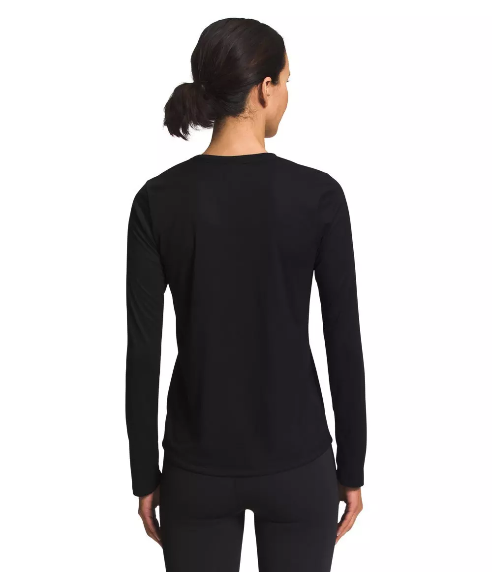 The North Face Women's Elevation Long Sleeve T-Shirt - BLACK