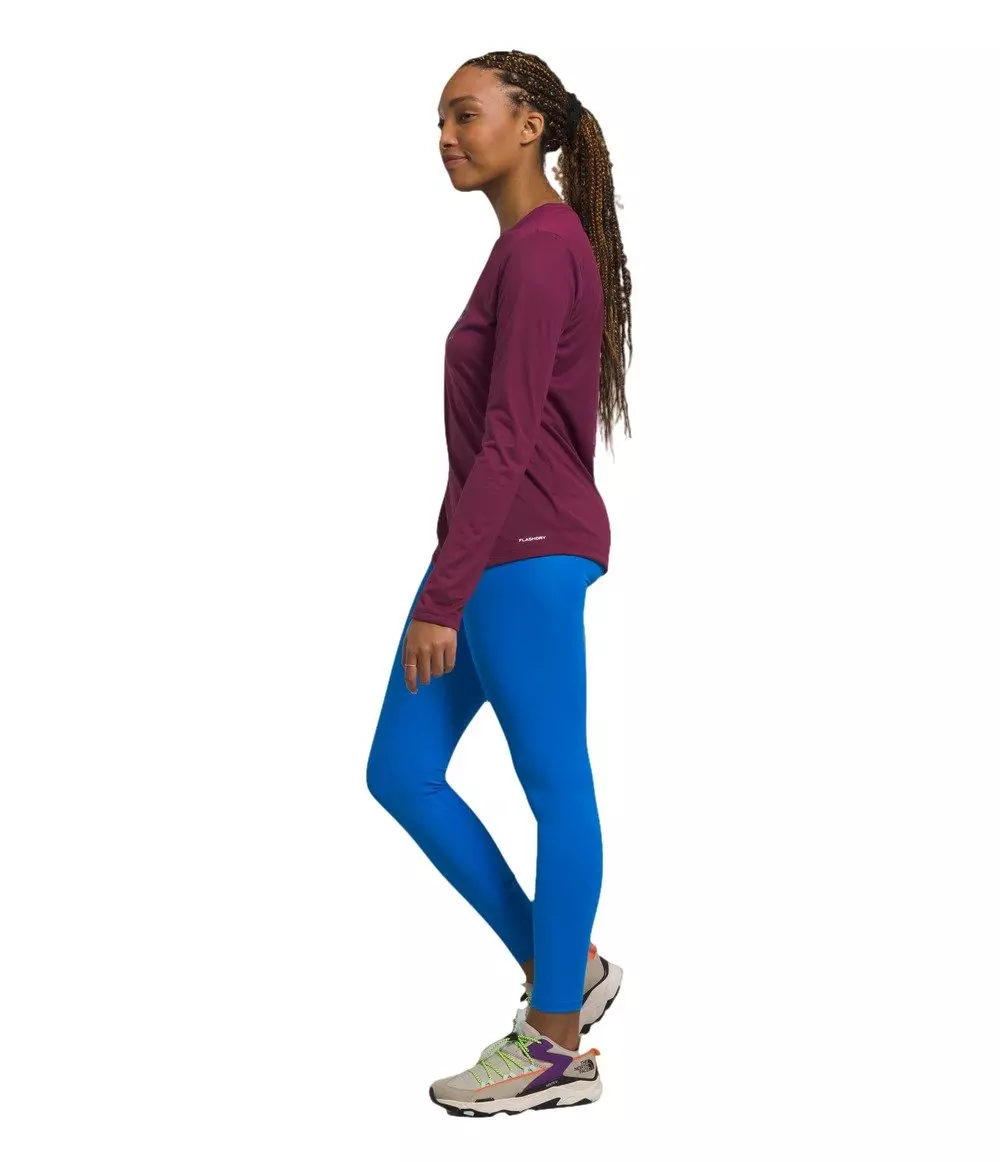 The North Face Women's Elevation Long Sleeve T-Shirt - BERRY