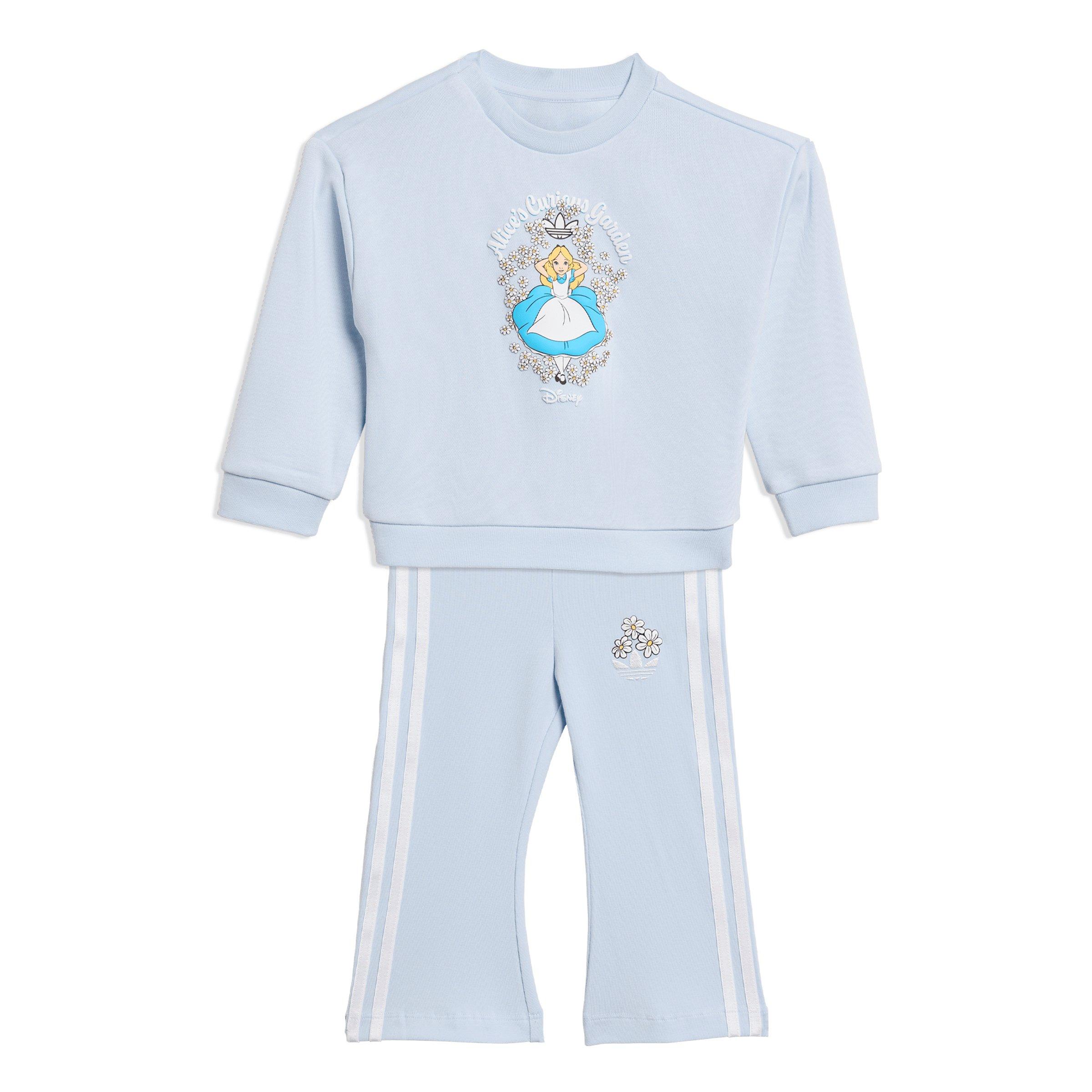 adidas Originals Infant Kids' Disney Crewneck and Pants Set - Light Blue - LIGHT BLUE Thumbnail View 1