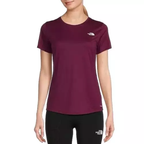 The North Face Women's Elevation Short Sleeve T-Shirt - BERRY