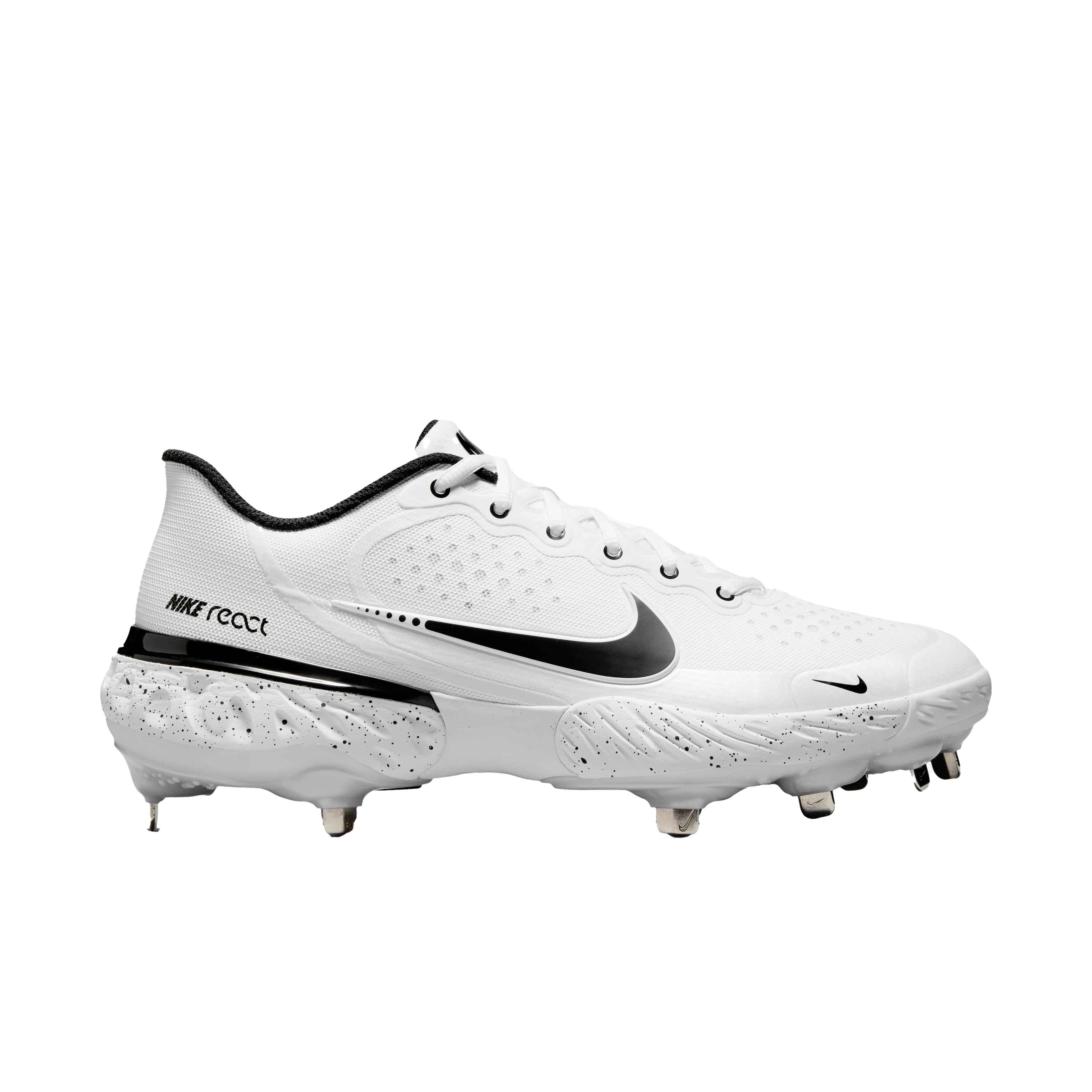 Nike Alpha Huarache Elite 3 Low White Men's Baseball Cleat - Hibbett