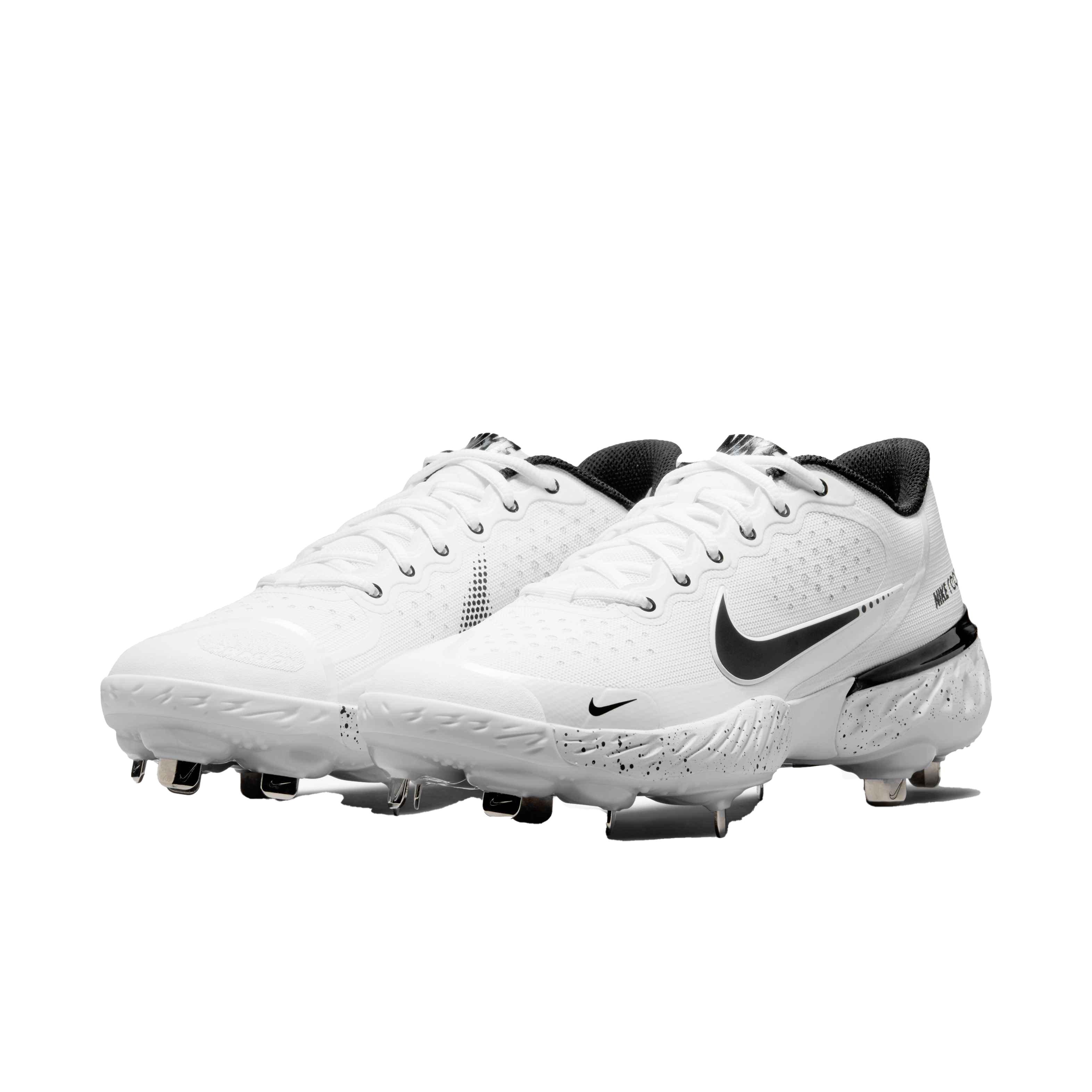 Men's Nike Alpha Huarache Elite 3 Low Metal Baseball Cleats, 13, Black