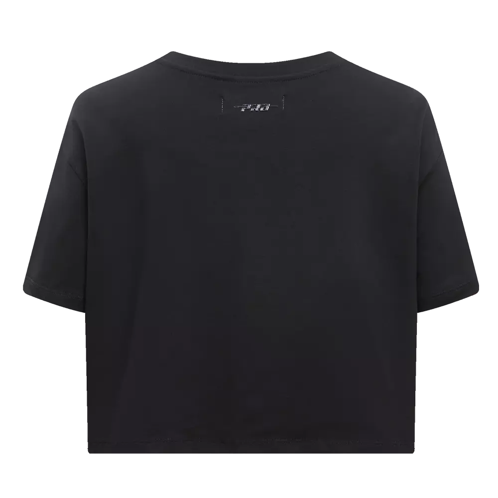 Pro Standard Women's Los Angeles Lakers Retro Classic Boxy Tee - Black - BLACK