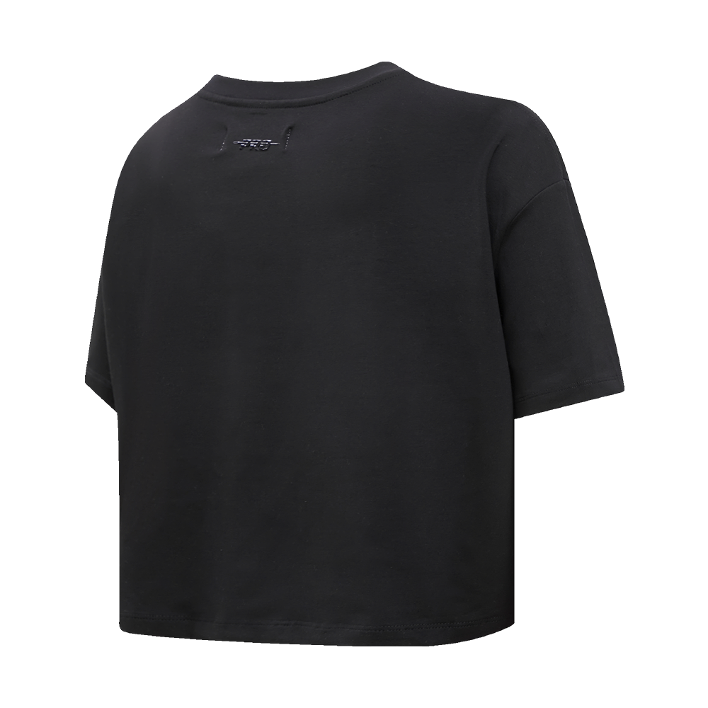 Pro Standard Women's Los Angeles Lakers Retro Classic Boxy Tee - Black - BLACK Thumbnail View 4