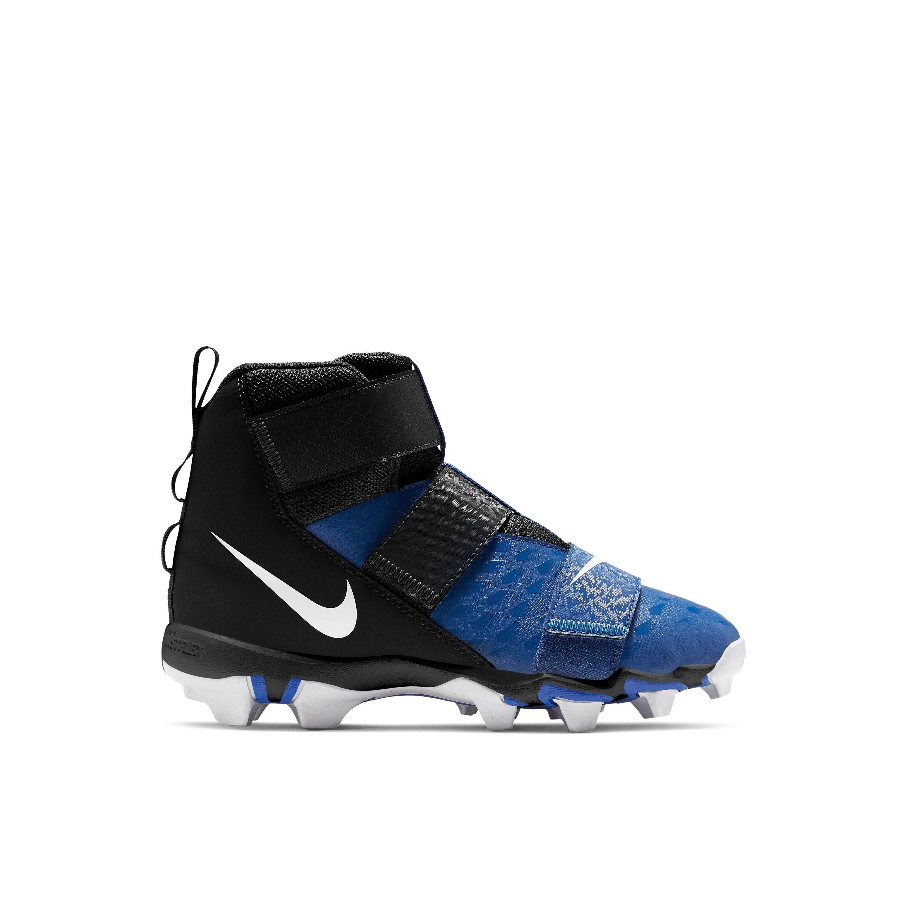 Navy blue football sales cleats youth