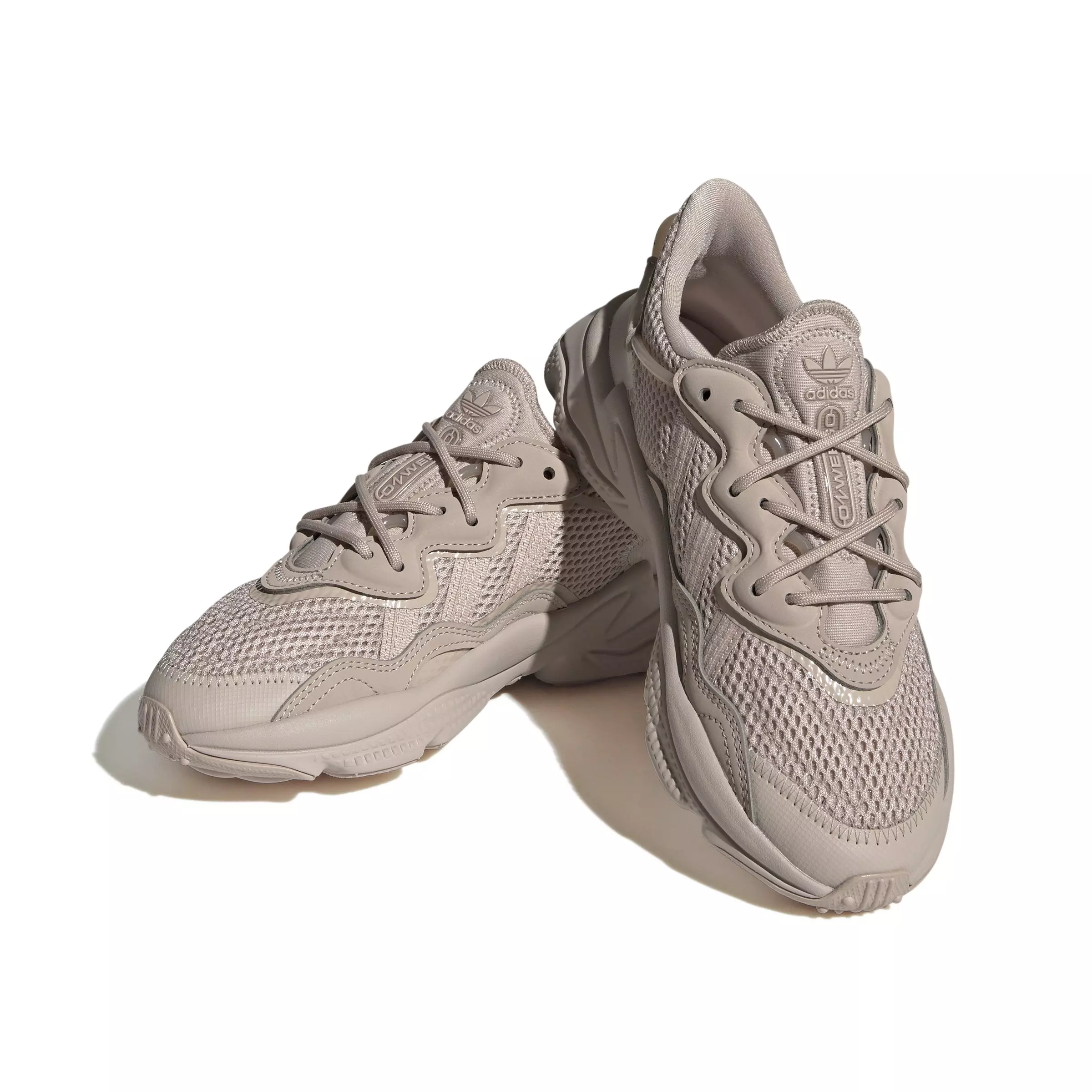 adidas Originals OZWEEGO "Wonder Taupe/Wonder Taupe/Ftwr White" Grade School Boys' Shoe - TAUPE/TAUPE/WHITE