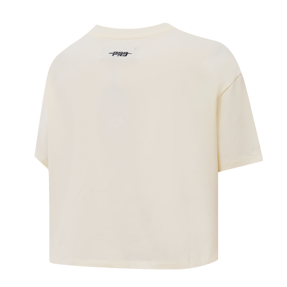 Pro Standard Women's Los Angeles Lakers Retro Classic Boxy Tee - Eggshell - EGGSHELL Thumbnail View 2