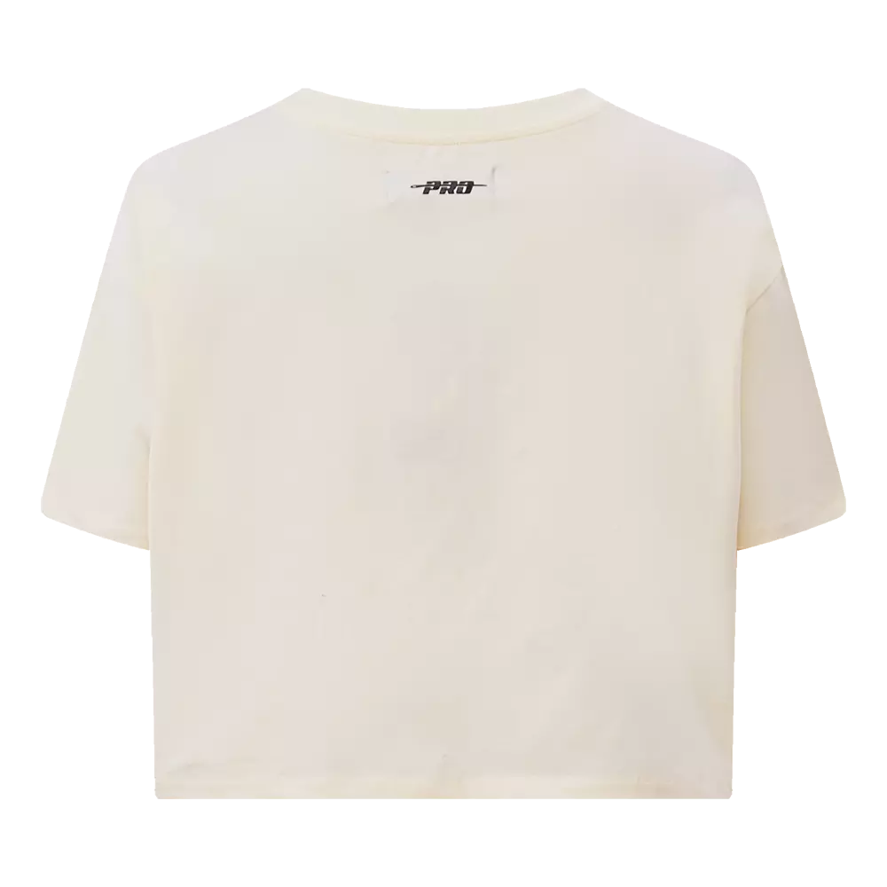 Pro Standard Women's Los Angeles Lakers Retro Classic Boxy Tee - Eggshell - EGGSHELL