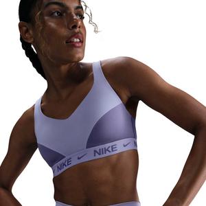 Nike Women's Dri-FIT Indy High Padded Adjustable Sports Bra -Purple