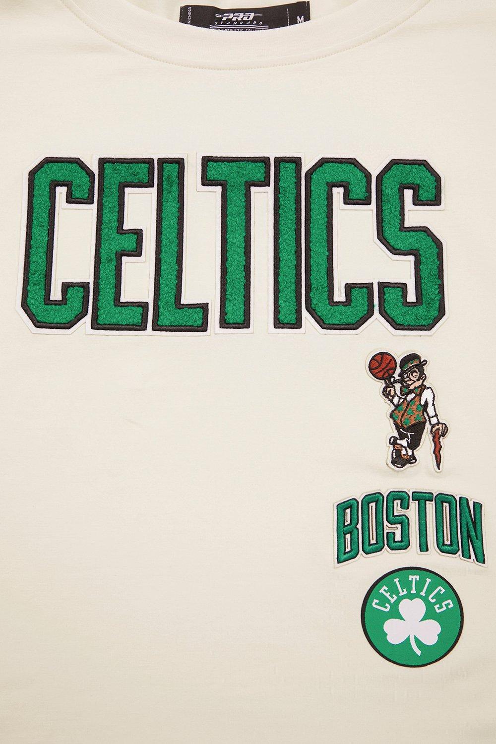 Pro Standard Women's Boston Celtics Retro Classic Boxy Tee - Eggshell - EGGSHELL Thumbnail View 5