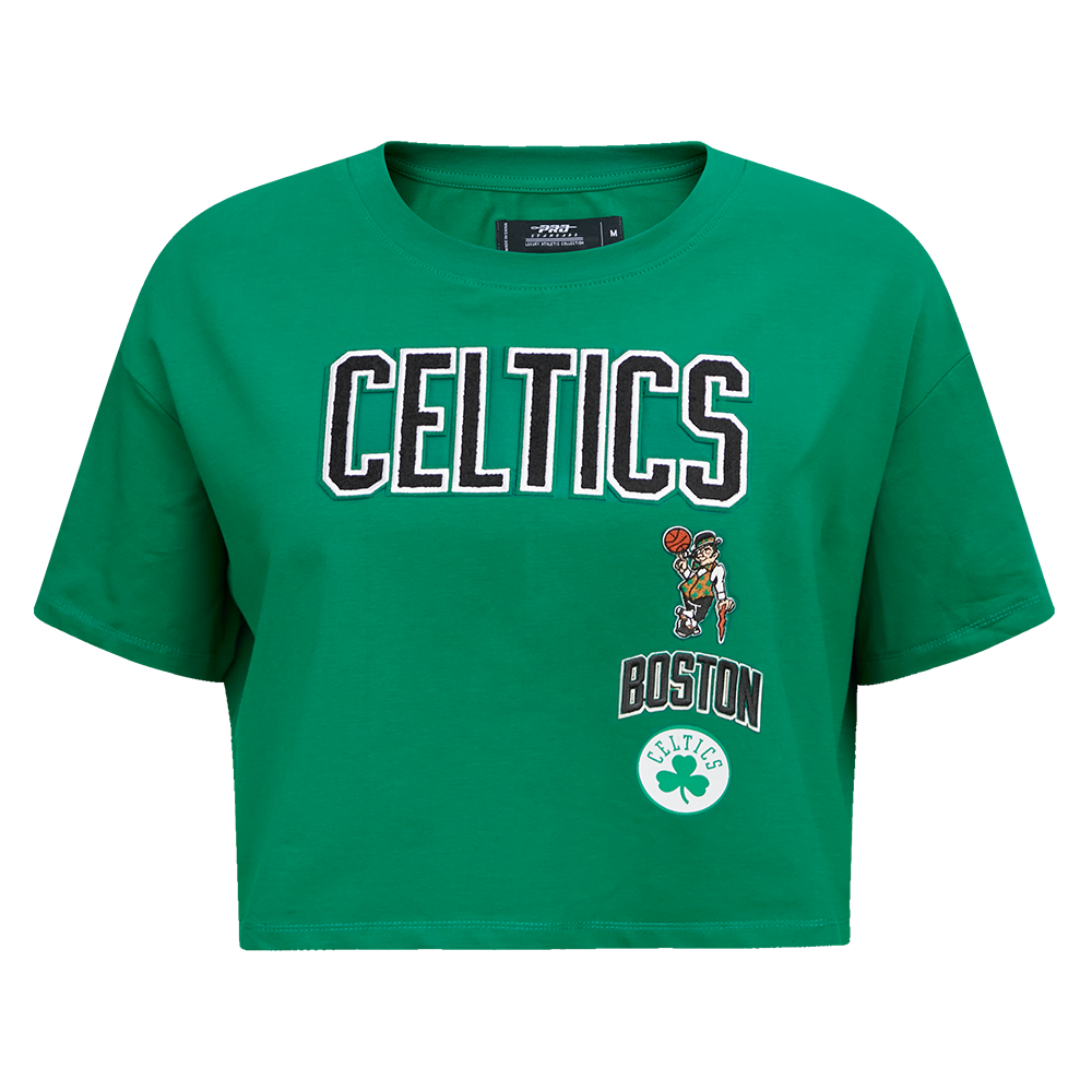 Pro Standard Women's Boston Celtics Retro Classic Boxy Tee - Green - GREEN Thumbnail View 1