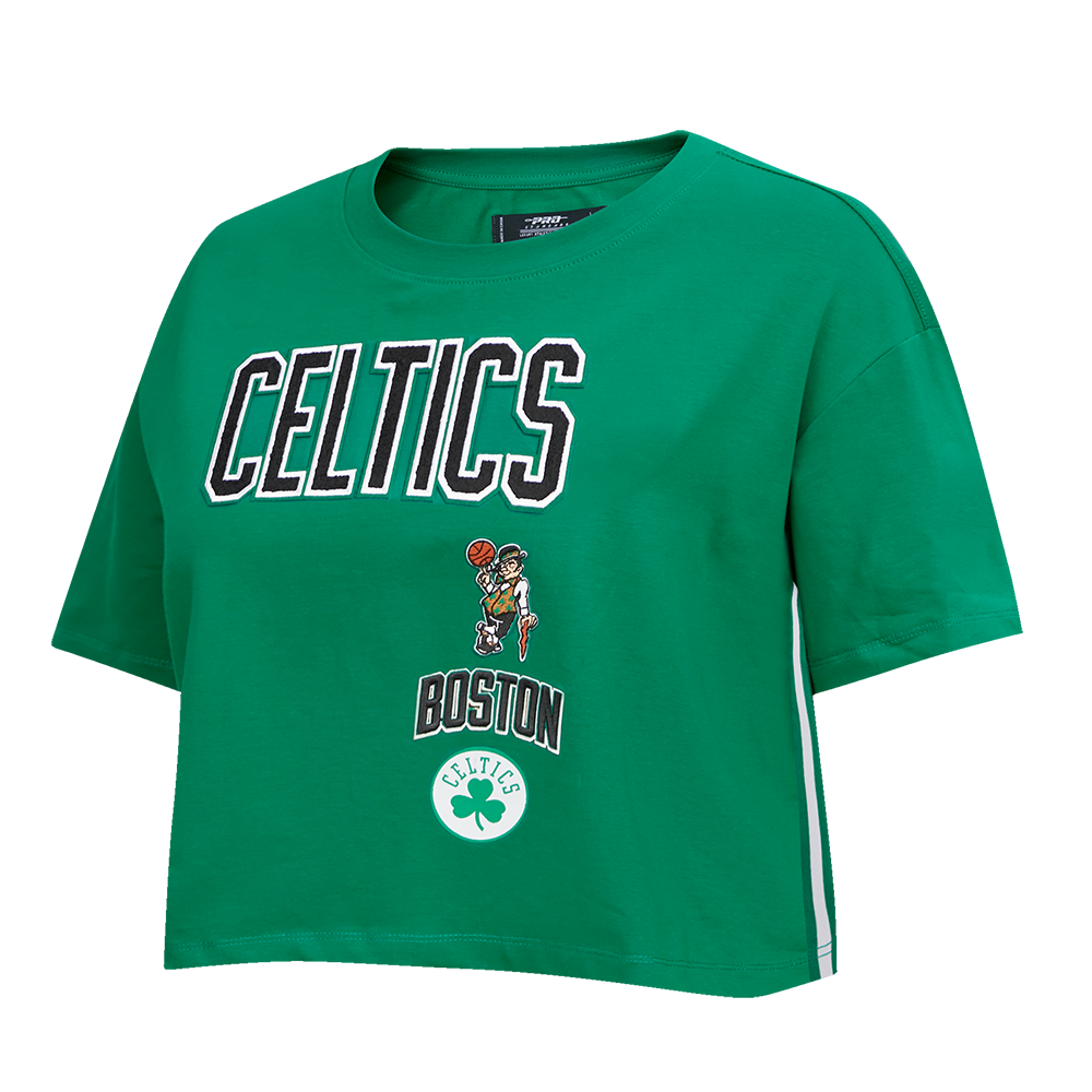 Pro Standard Women's Boston Celtics Retro Classic Boxy Tee - Green - GREEN Thumbnail View 3