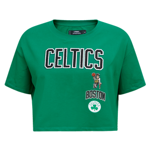 Pro Standard Women's Boston Celtics Retro Classic Boxy Tee - Green