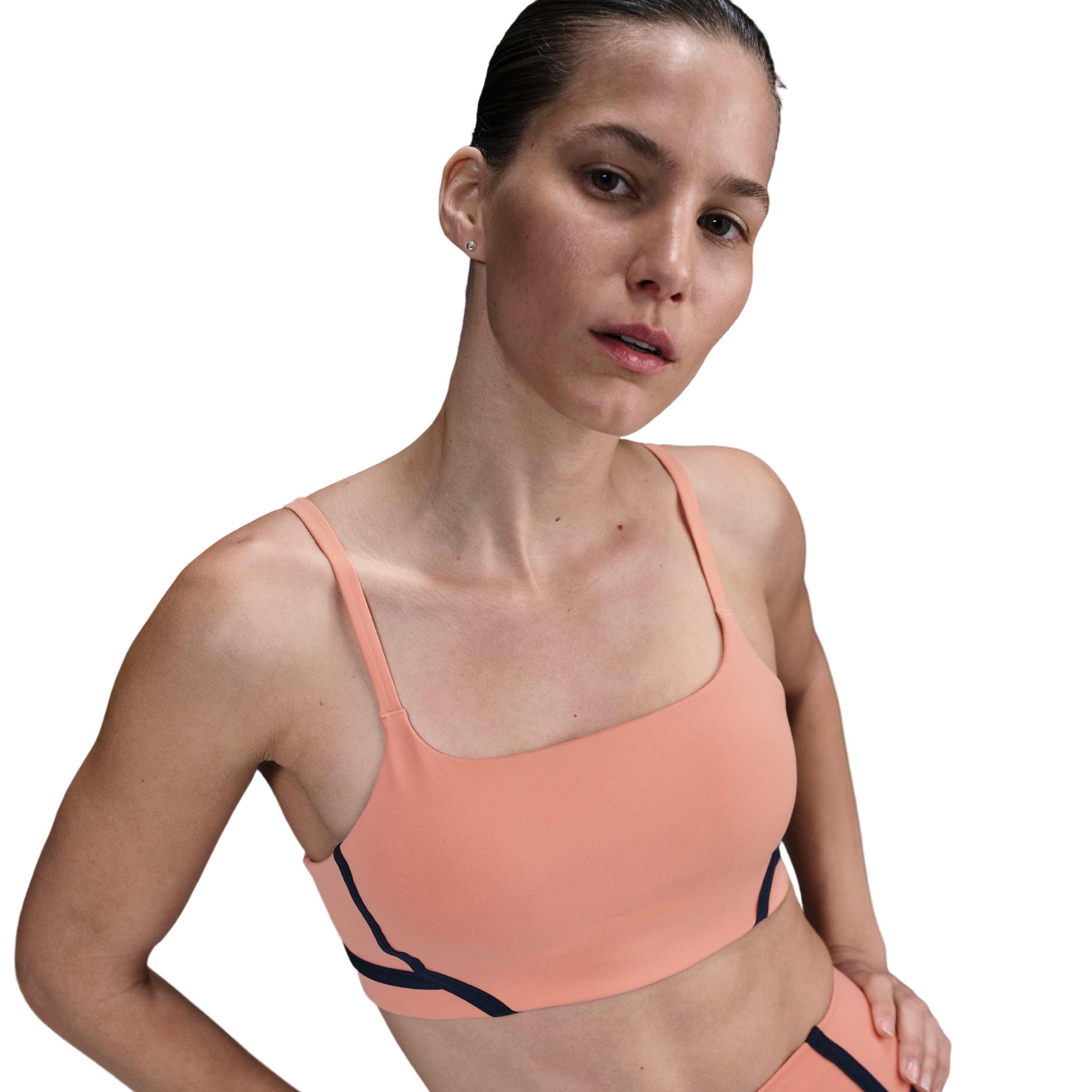 Nike One Women's Light-Support Lightly Lined Sports Bra -Orange - ORANGE Thumbnail View 1