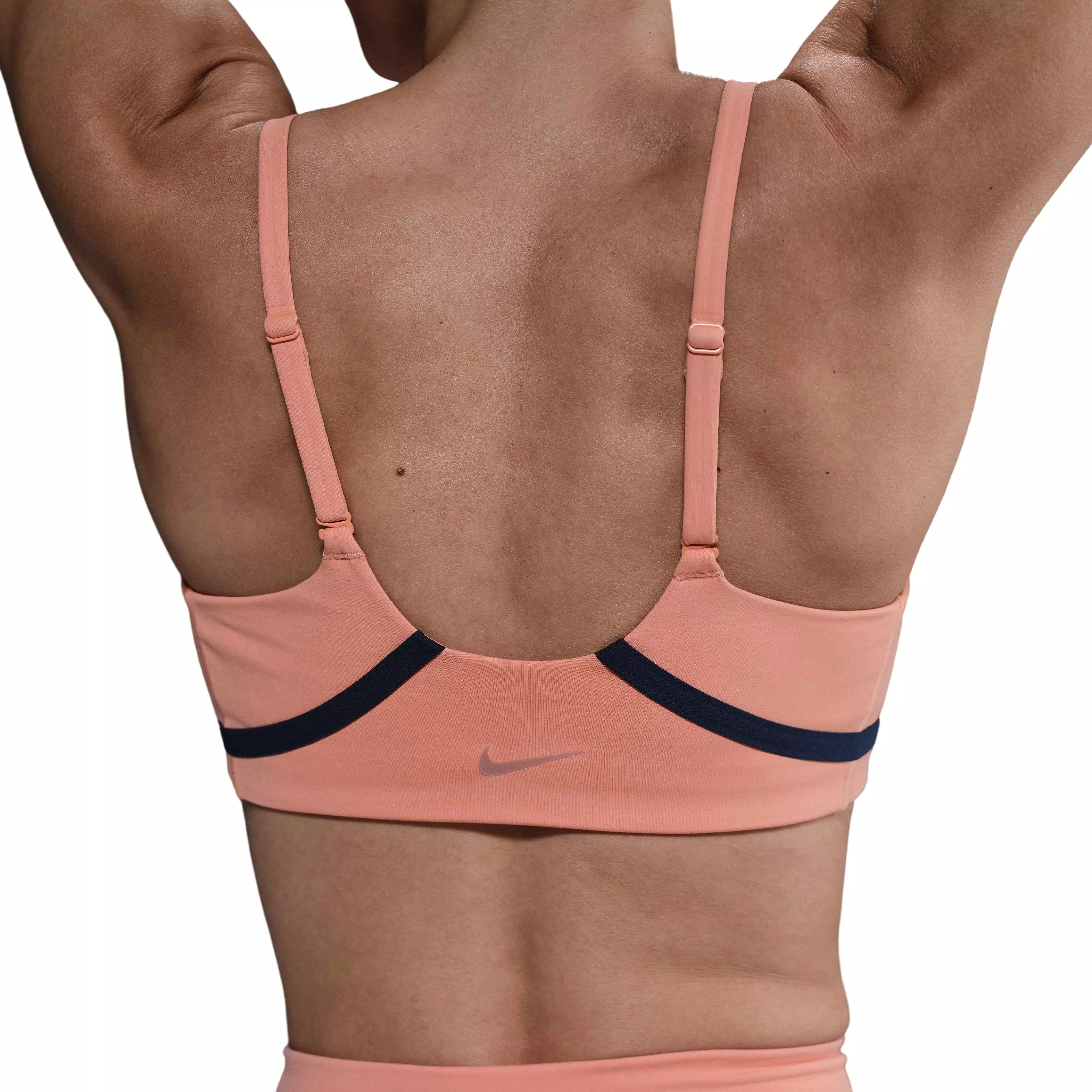 Nike One Women's Light-Support Lightly Lined Sports Bra -Orange - ORANGE