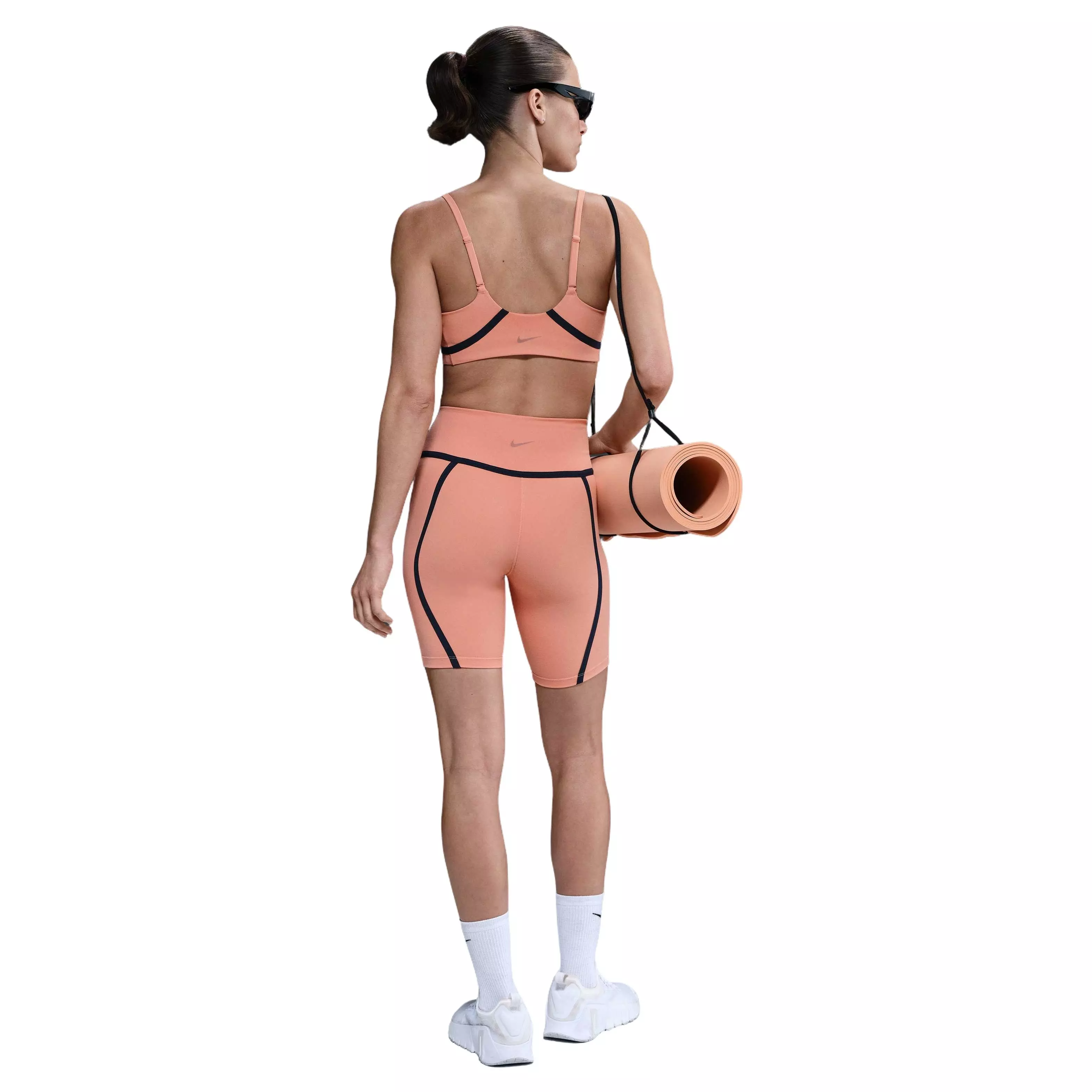 Nike One Women's Light-Support Lightly Lined Sports Bra -Orange - ORANGE