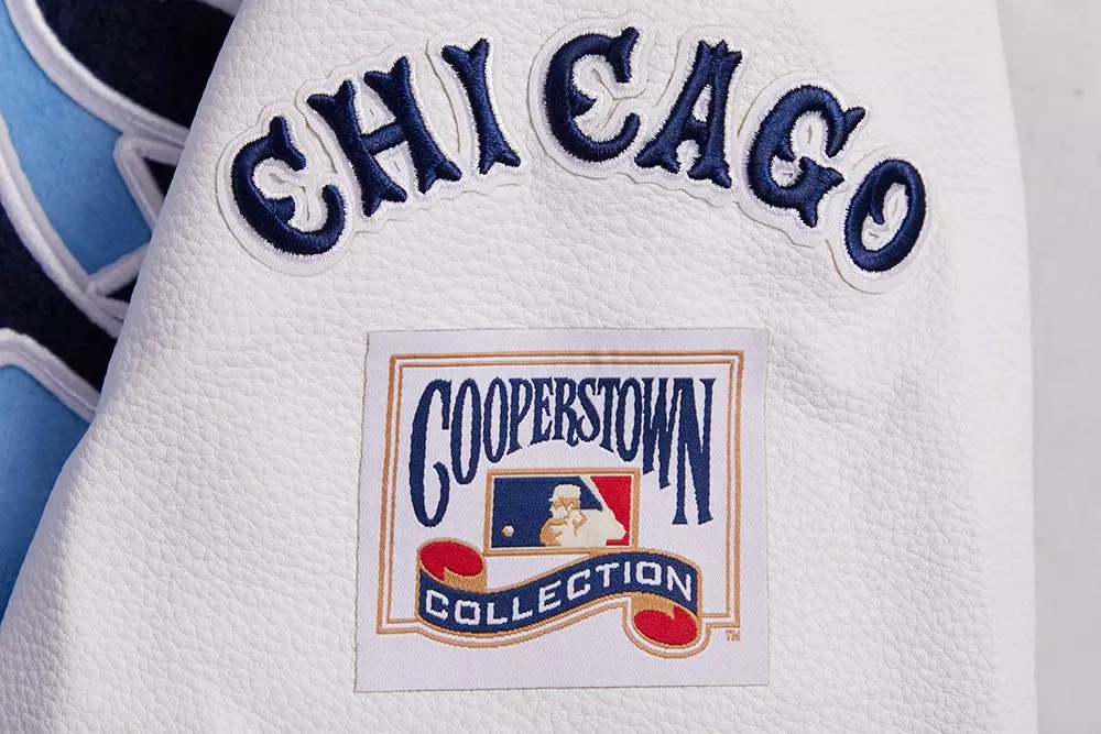 Pro Standard Women's MLB Chicago White Sox Retro Classic Rib Wool Varsity Jacket - Blue/White - BLUE/WHITE