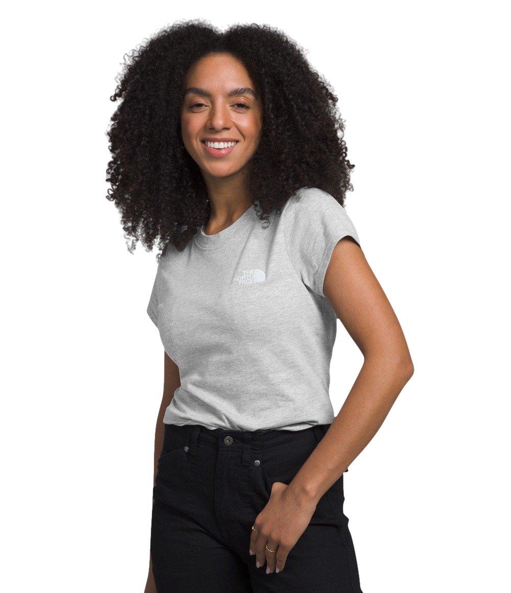 The North Face Women&rsquo;s Short-Sleeve Evolution Cutie Tee - GREY Thumbnail View 3