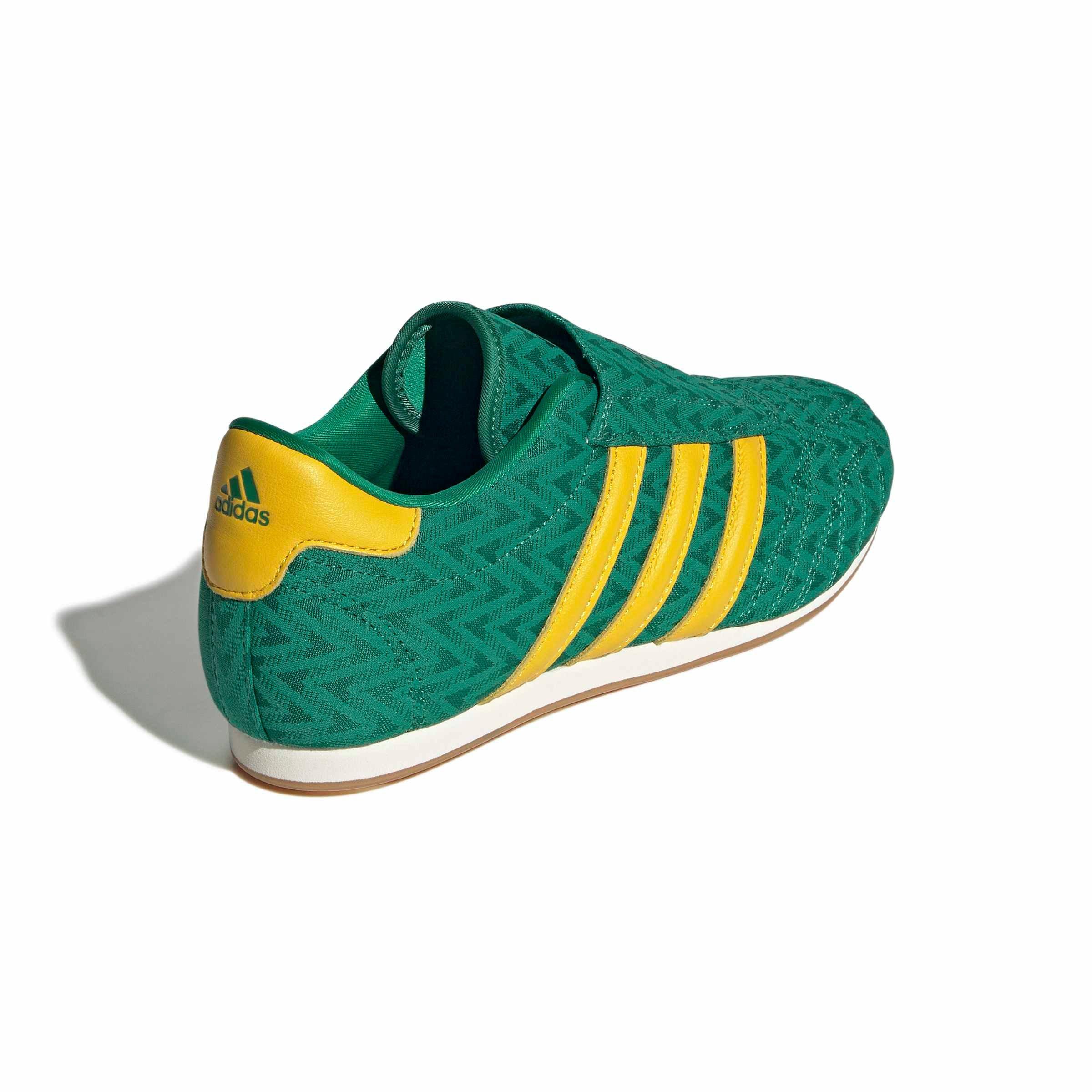 adidas Originals Taekwondo "Bold Green/Eqt Yellow/Off White" Women's Shoe - GREEN/YELLOW/OFF WHITE Thumbnail View 4