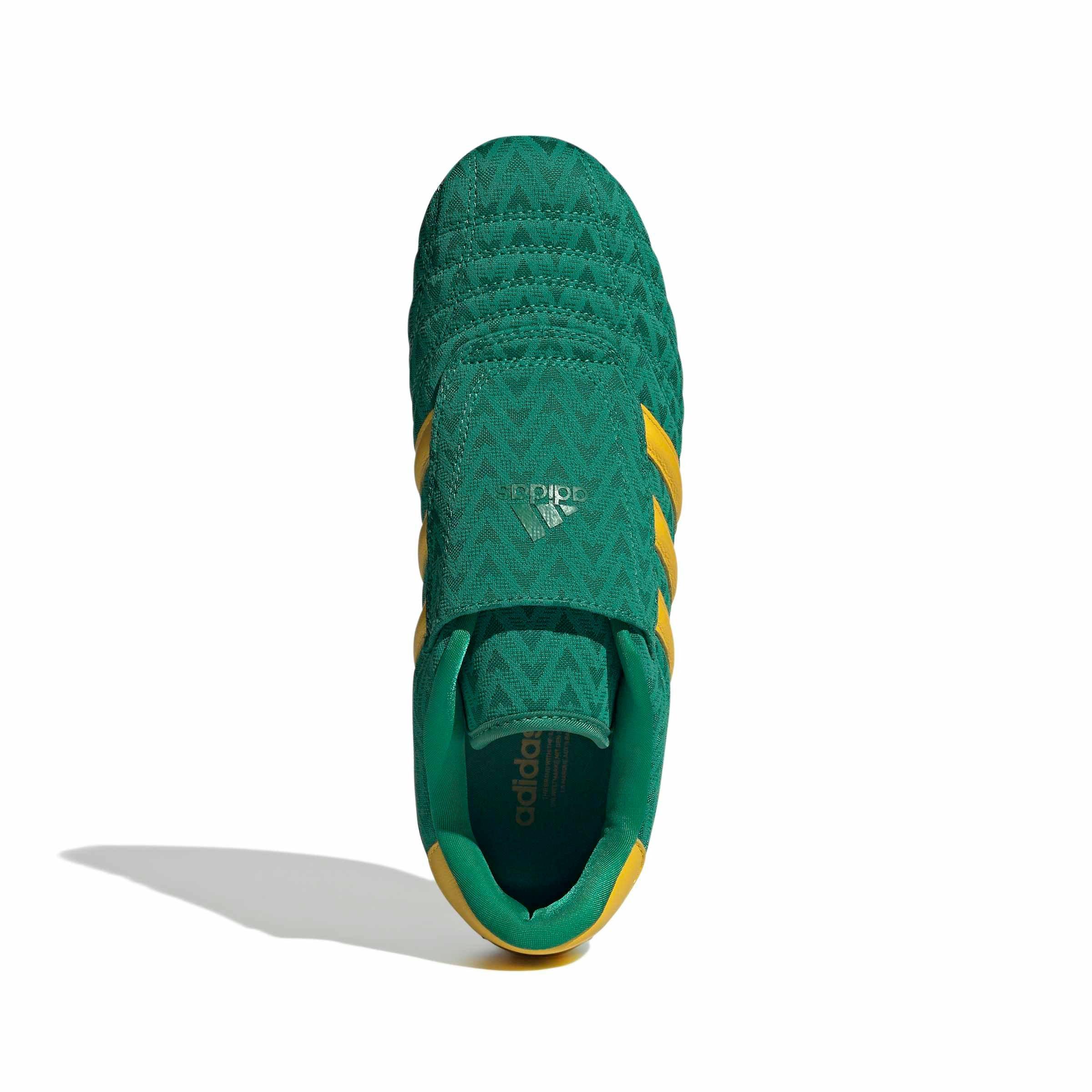 adidas Originals Taekwondo "Bold Green/Eqt Yellow/Off White" Women's Shoe - GREEN/YELLOW/OFF WHITE Thumbnail View 5