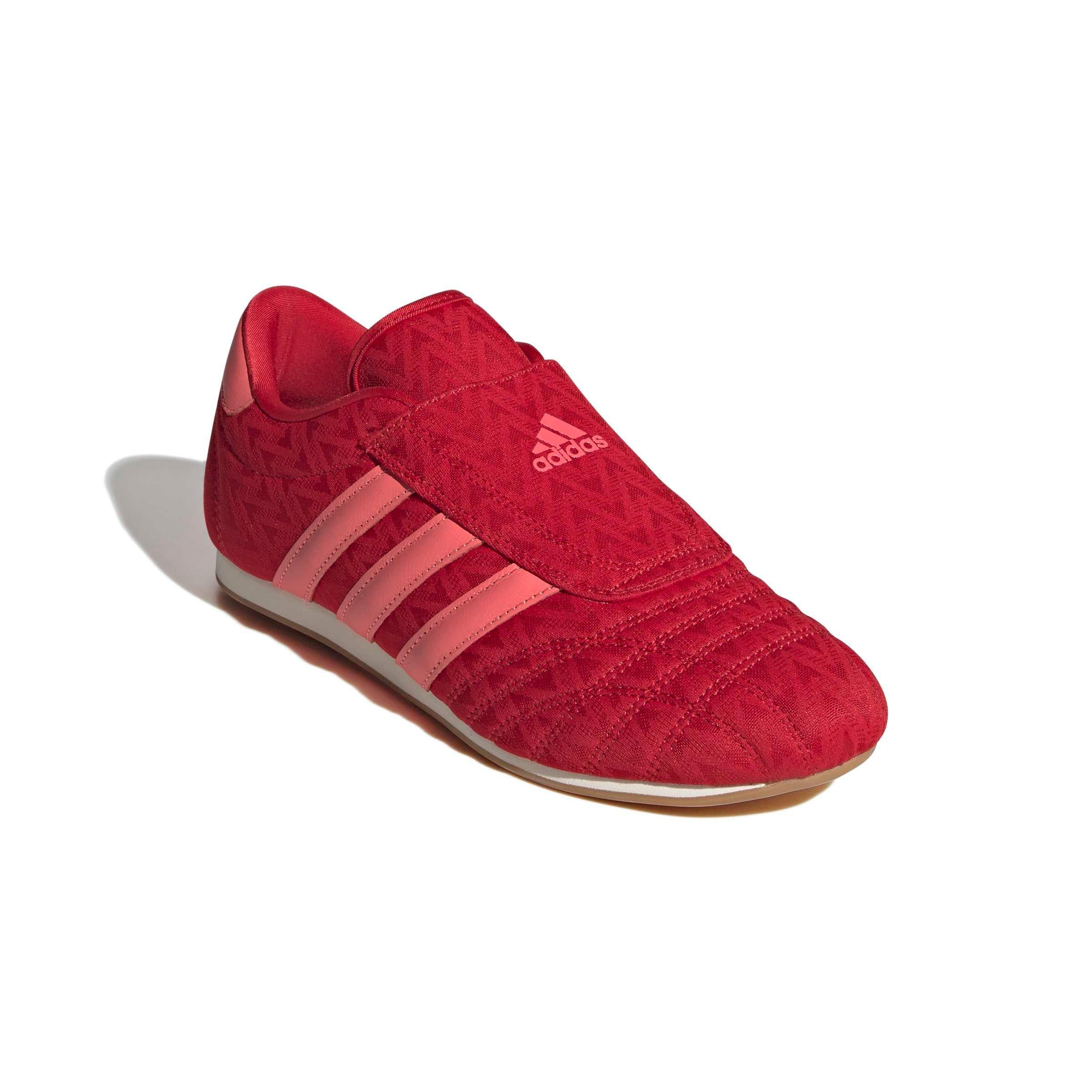 adidas Originals Taekwondo "Better Scarlet/Semi Flash Red/Off White" Women's Shoe - SCARLET/RED/OFF WHITE Thumbnail View 3