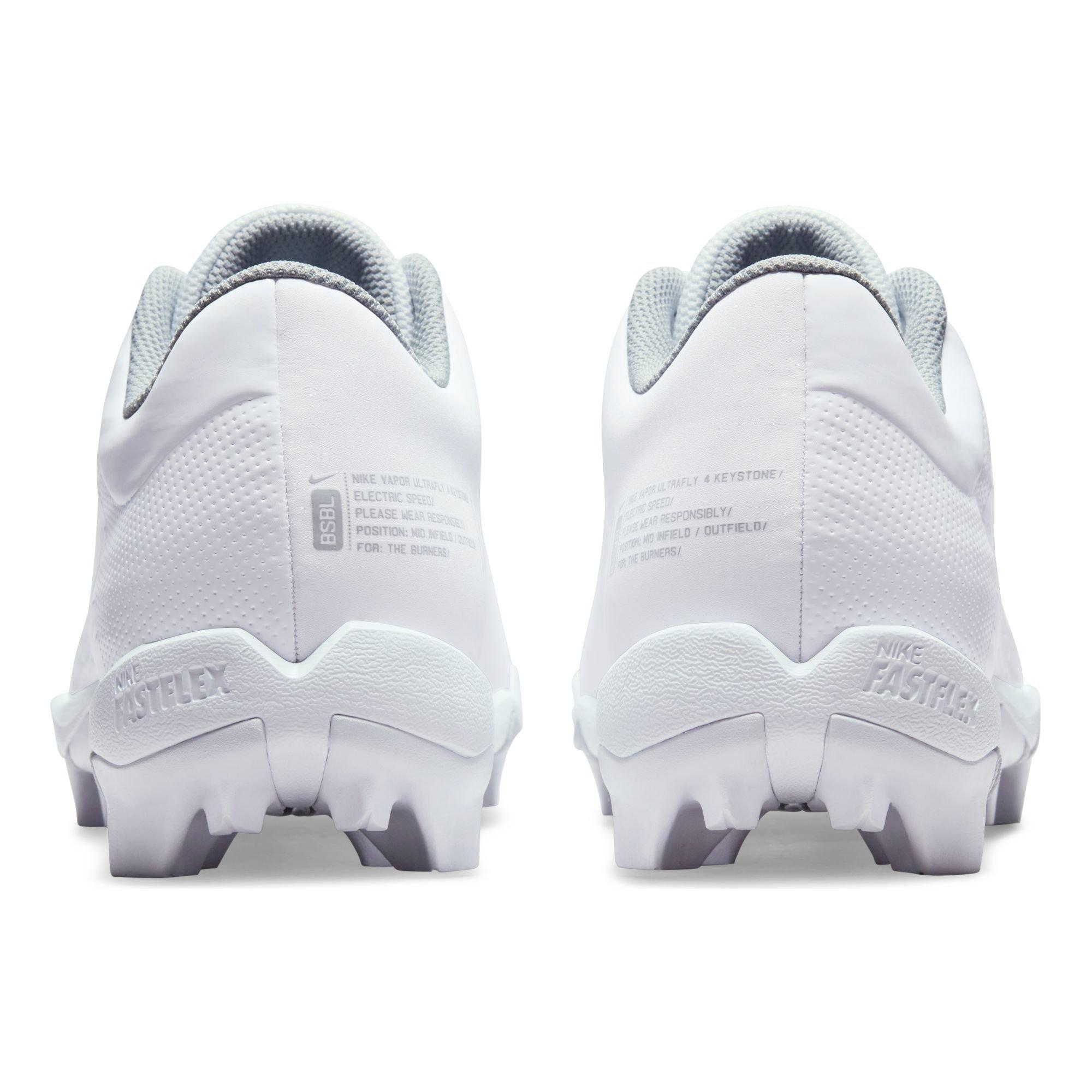 Nike Vapor Ultrafly outlet 4 Keystone Baseball Cleat White/Light Smoke Grey