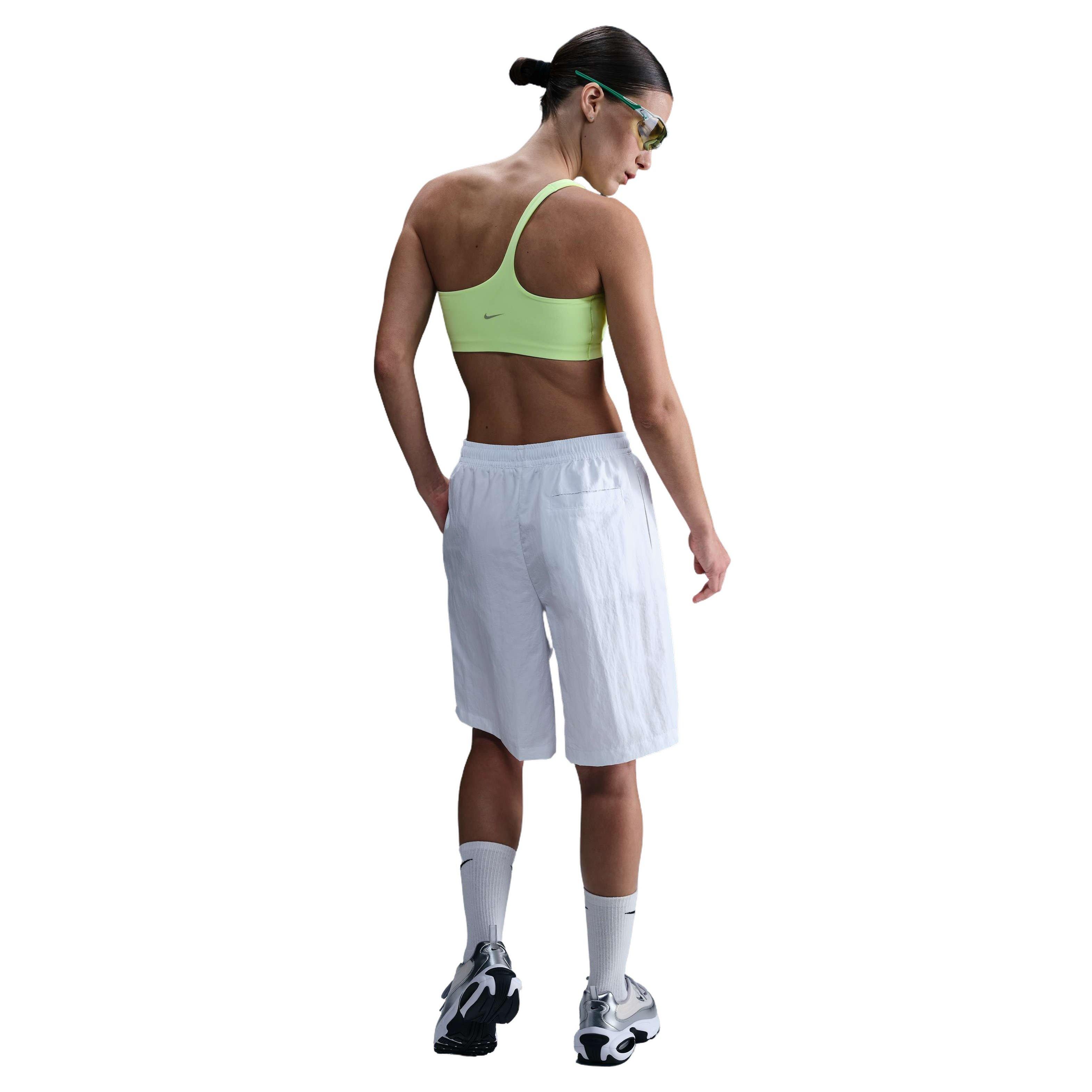 Nike Women's Zenvy ASYM Light-Support Padded Sports Bra - YELLOW Thumbnail View 5